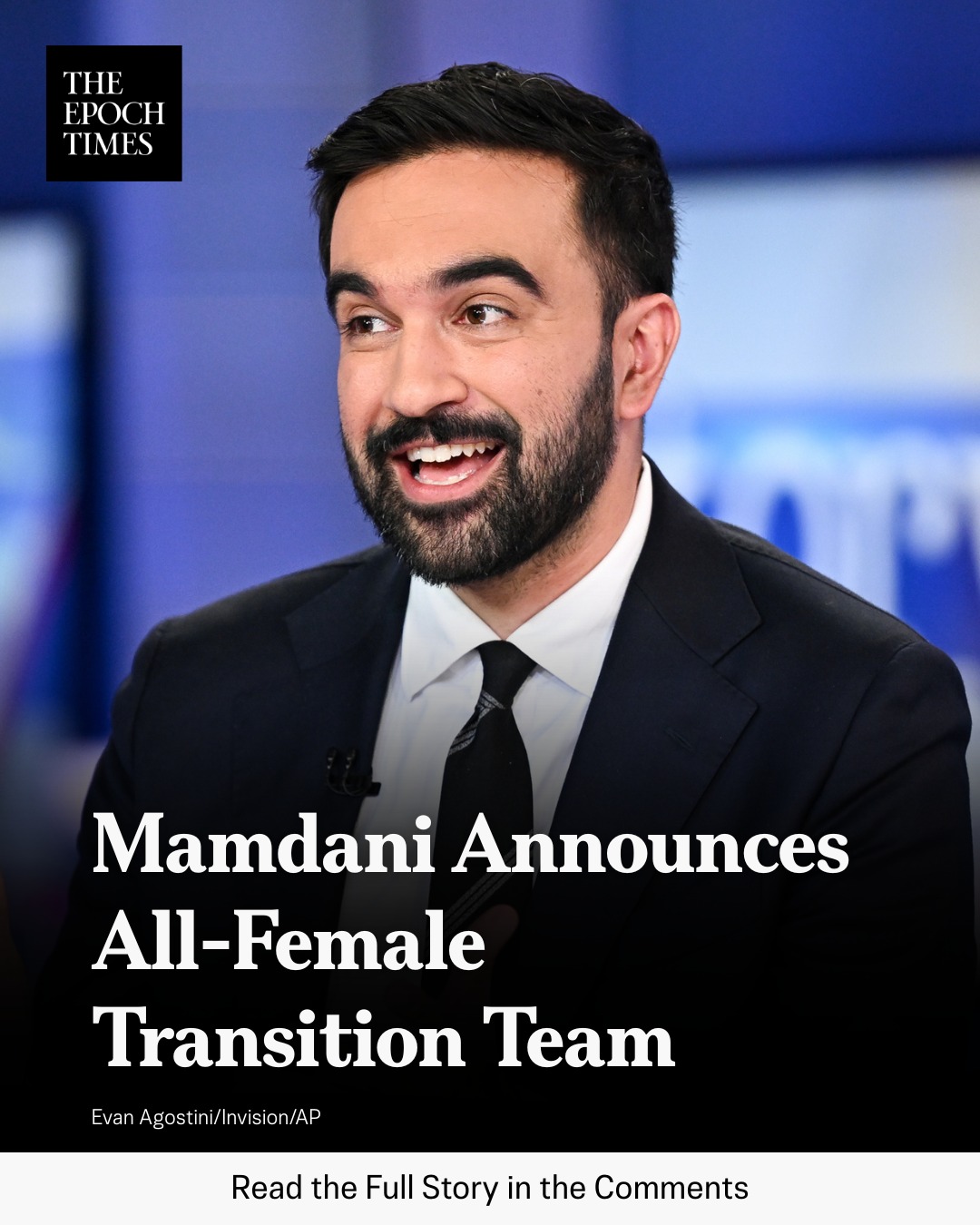 The Epoch - New York City Mayor-elect Zohran Mamdani announced on ...