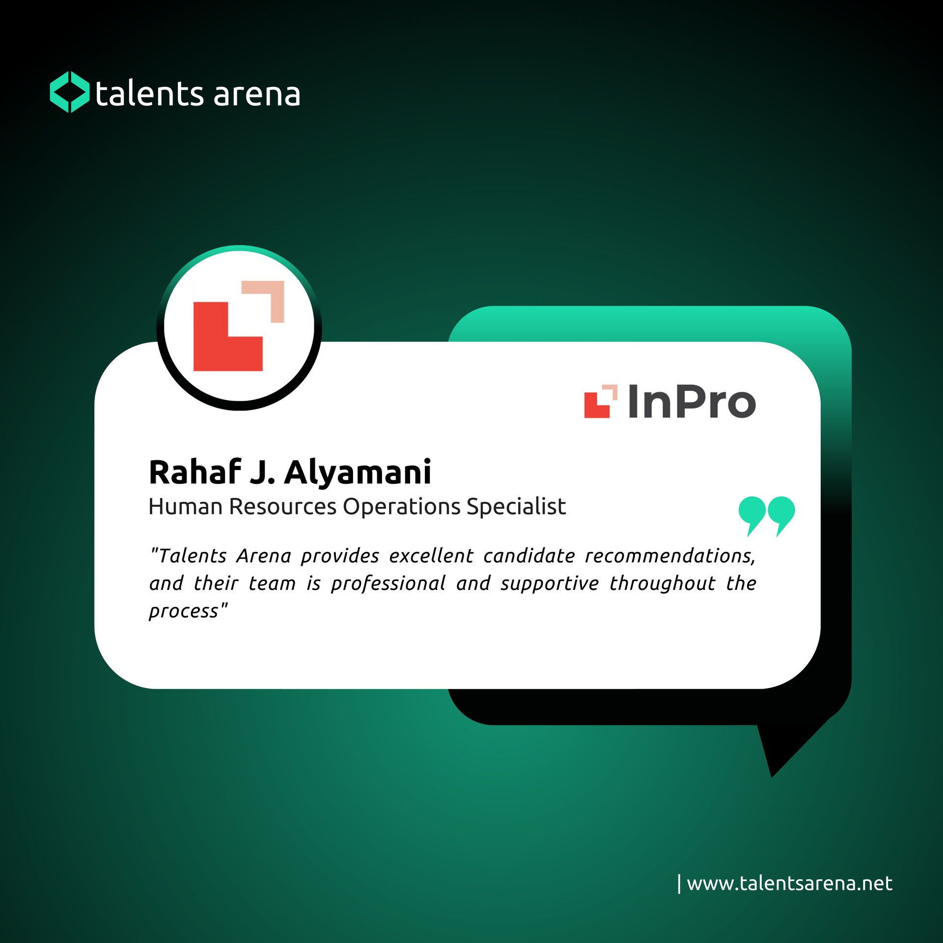Talents - “Excellent candidate recommendations