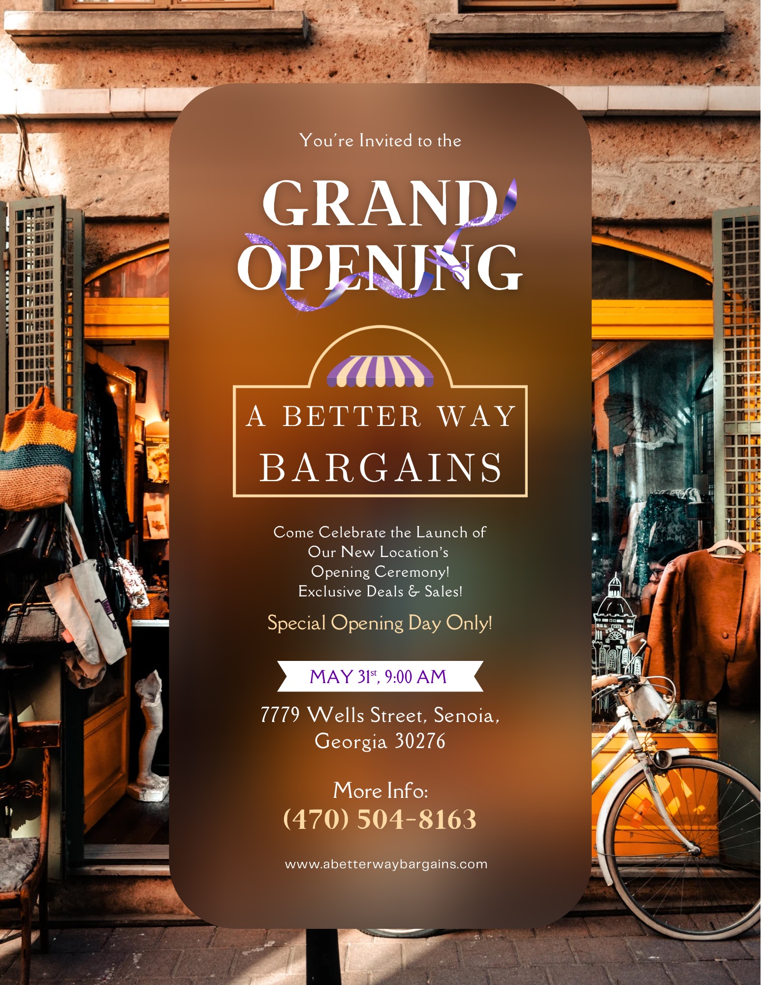 🎉 GRAND OPENING IN SENOIA 🎉 A... - A Better Way Bargains | Facebook
