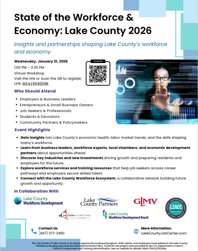 Job - Join us for State of the Workforce & Economy: Lake County 2026—a ...