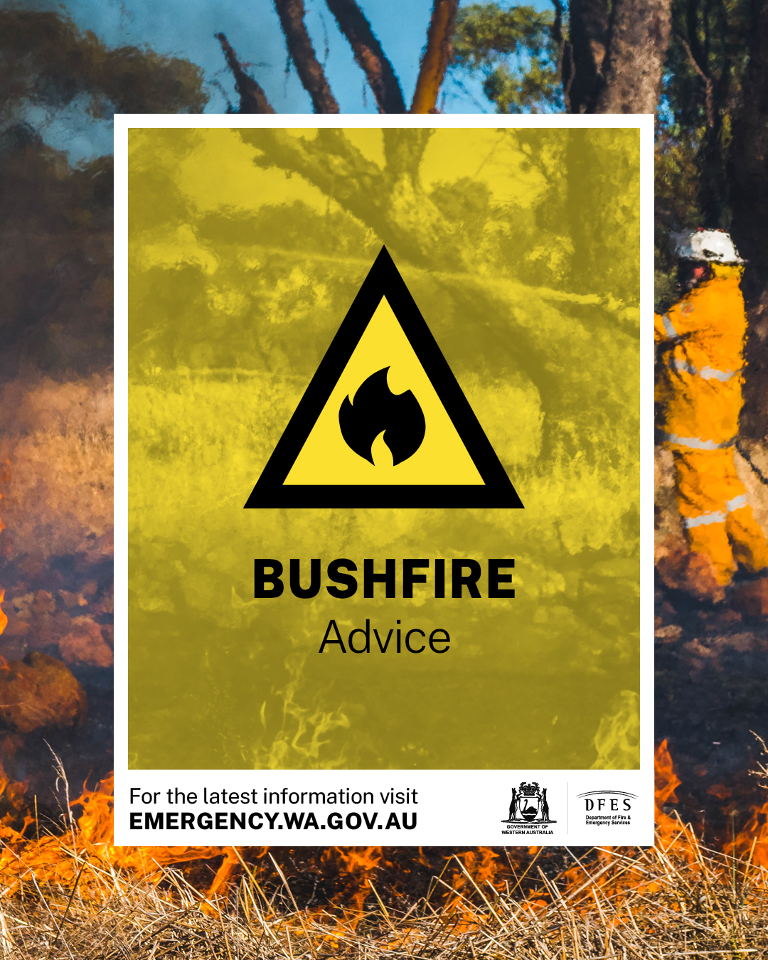 🔥 Bushfire... - Department of Fire and Emergency Services WA | Facebook