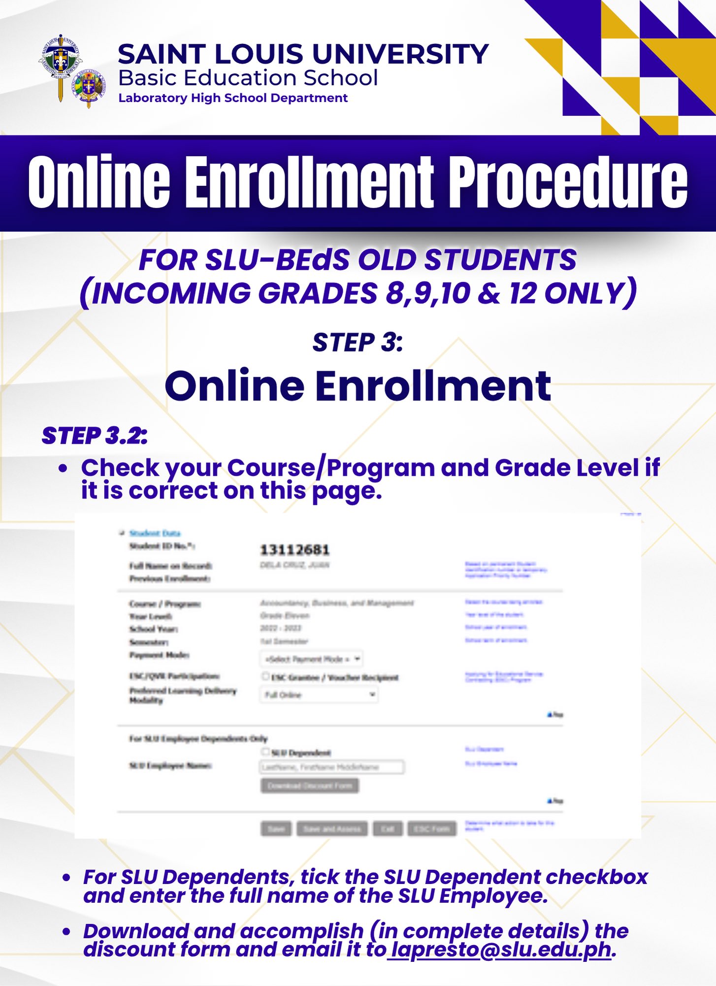 SLU Basic... - SLU Basic Education School - Junior High