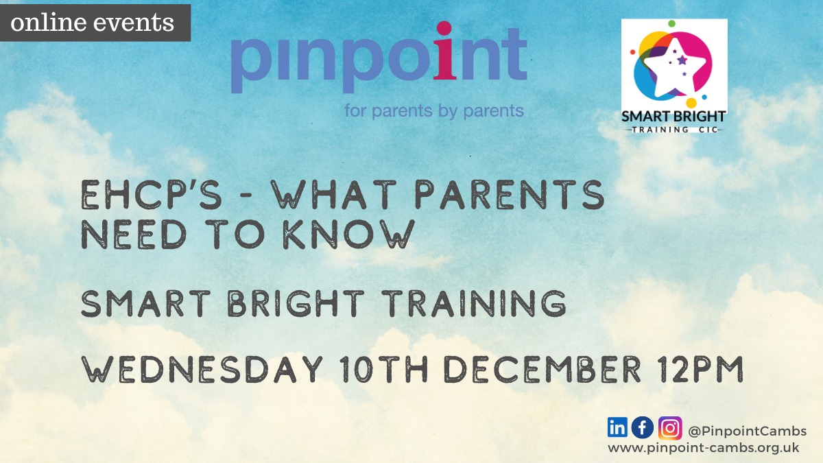 Pinpoint - Book now! What is an EHCP? What’s involved? And what happens ...
