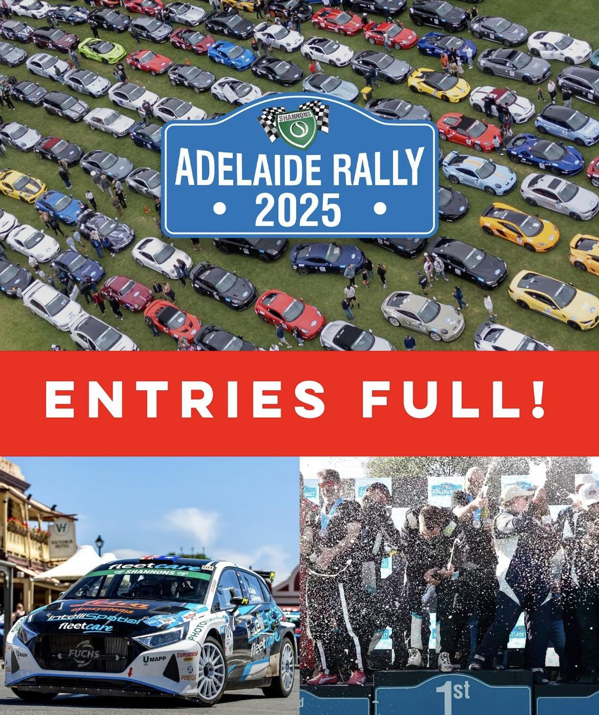 Classic - Congratulations to the 2025 Shannons Adelaide Rally ...