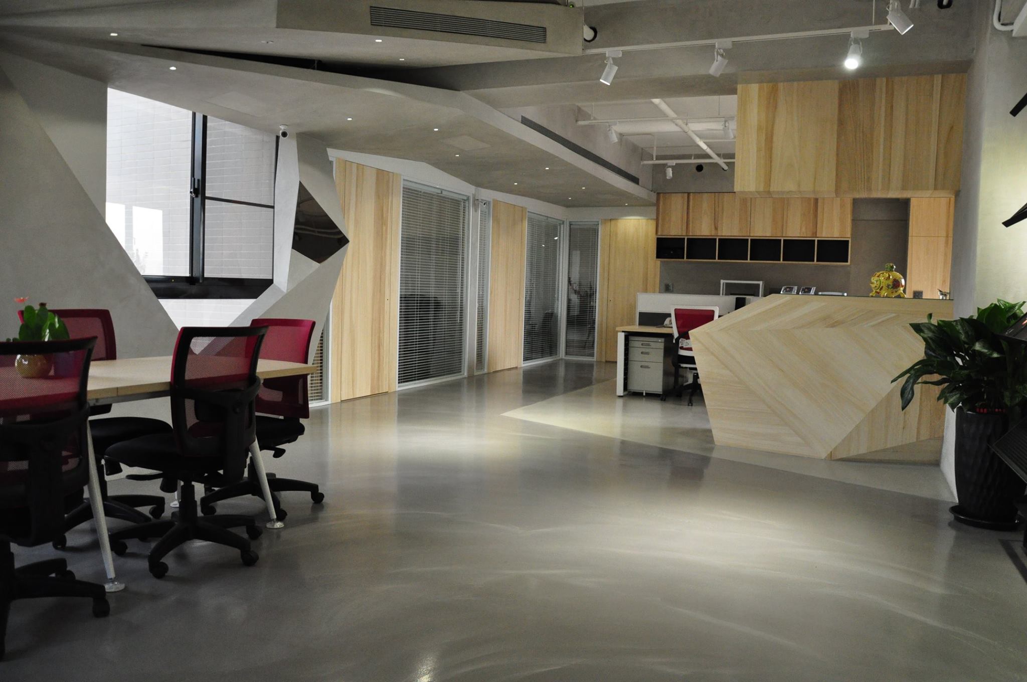 優的鋼石水泥無縫創意地坪 - 設計者: 曾建豪建築師事務所/PartiDesign Studio 攝影者:...