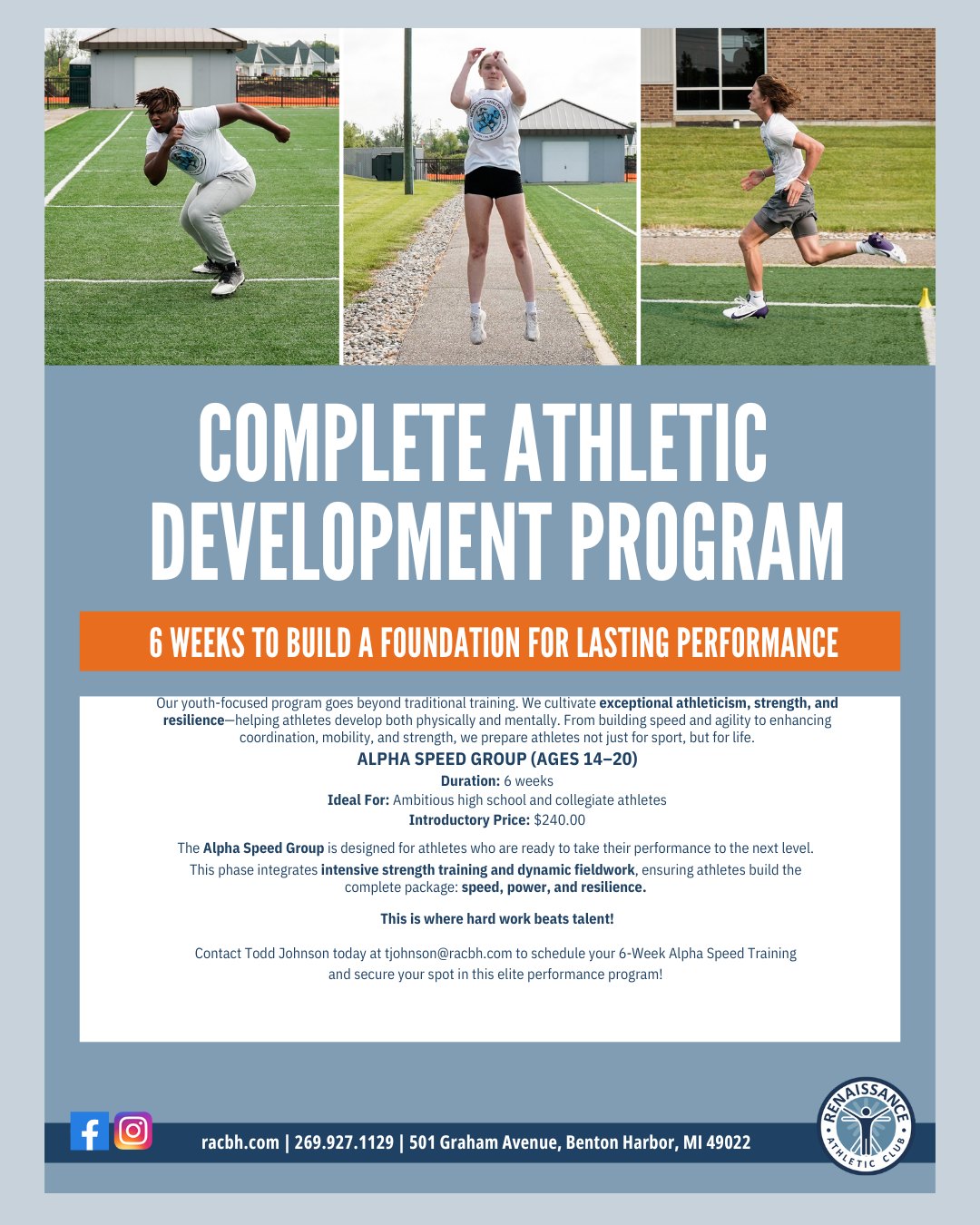 🚨 Alpha Group Schedule Update!... - Renaissance Athletic Club | Facebook