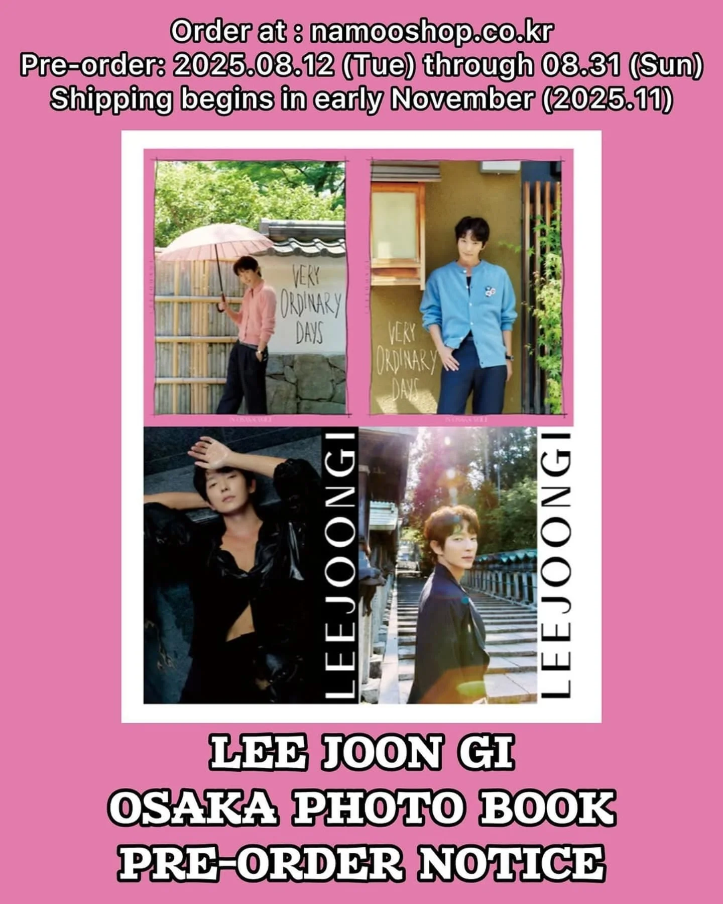 Repost @jg_k_drama —— [Notice 📌] LEE JOON GI 2025 OFFICIAL