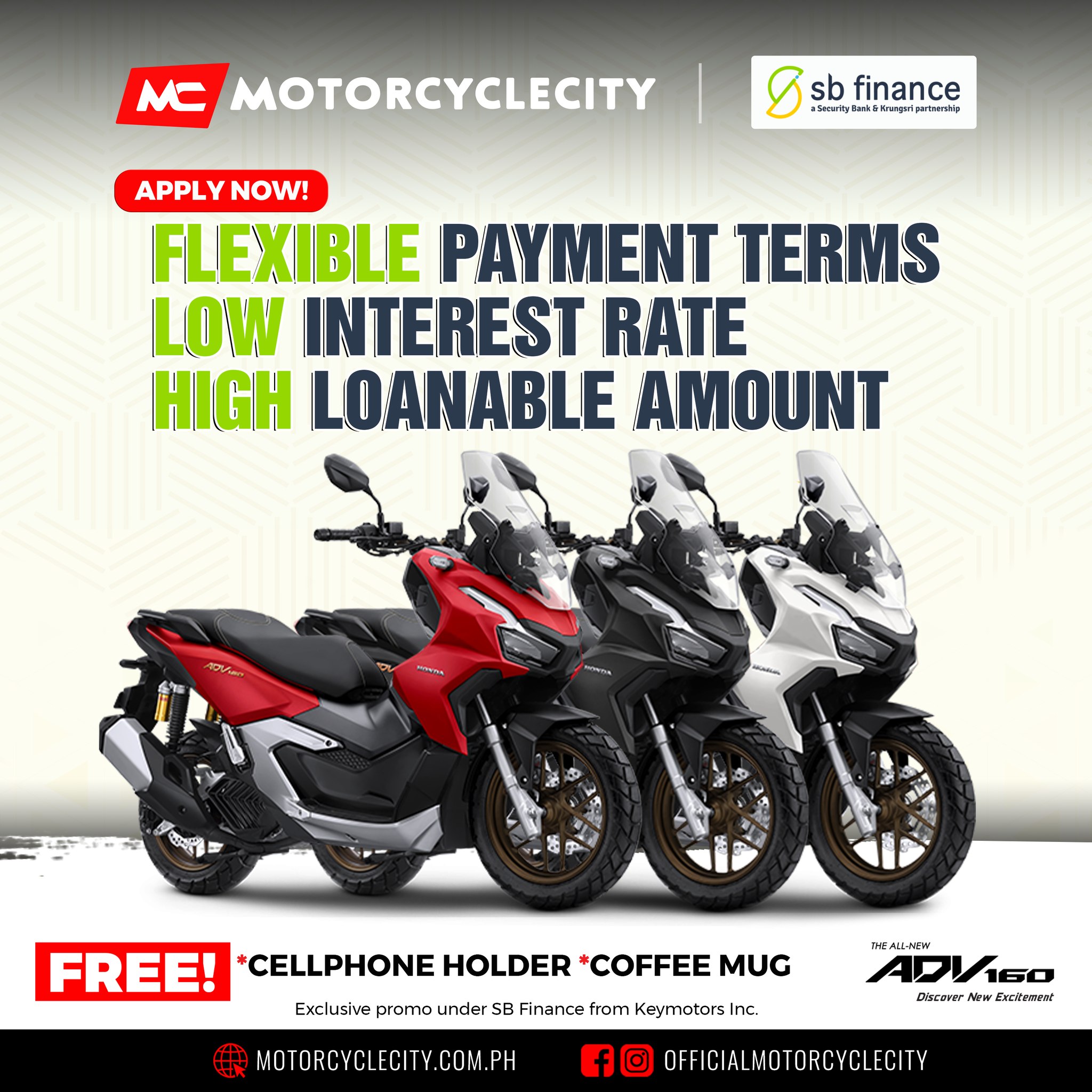 MotorcycleCity - Get your Honda ADV hassle-free. Sa SB Finance, enjoy ...