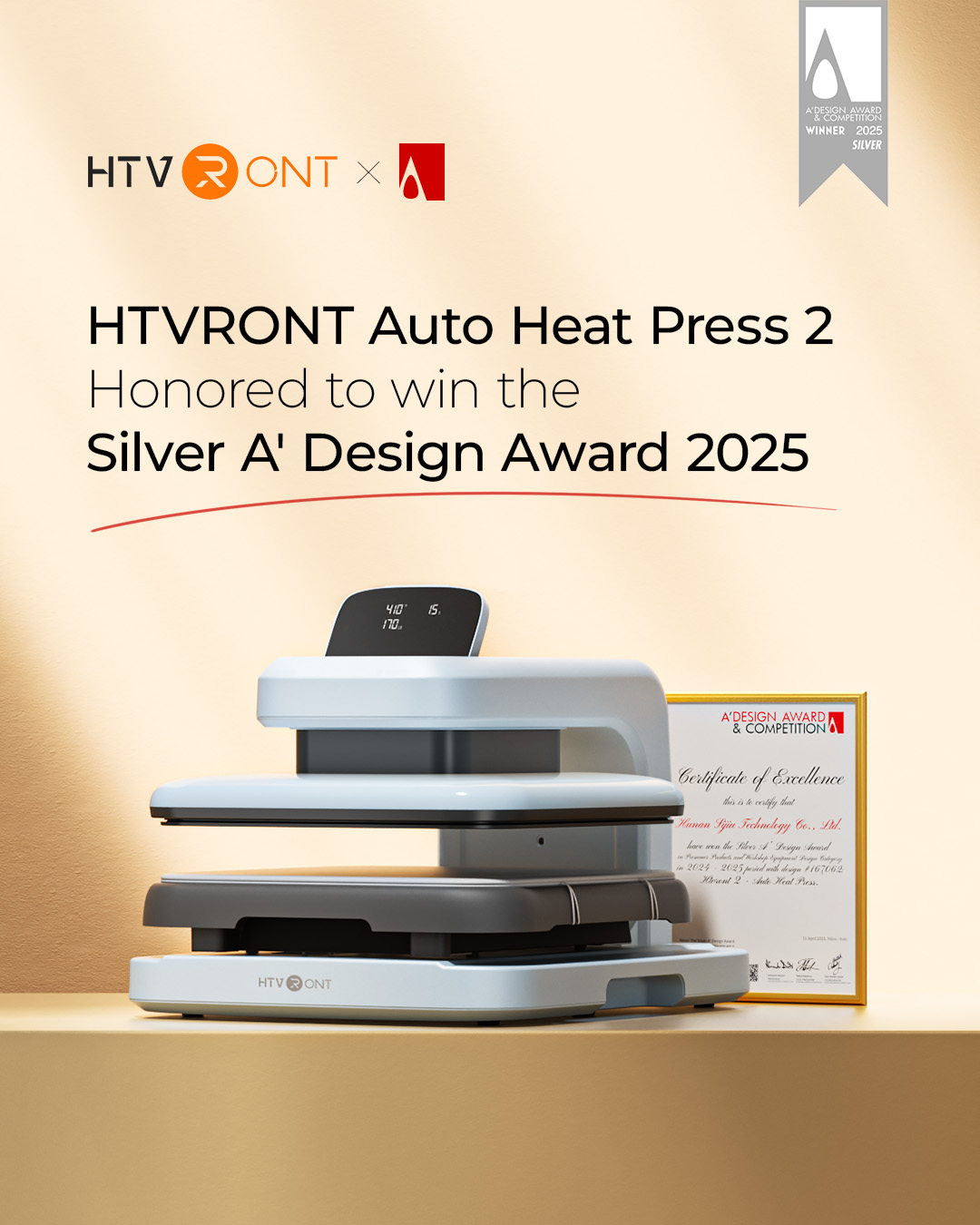 HTVRONT - Congratulations to HTVRONT Auto Heat Press 2 for winning the ...