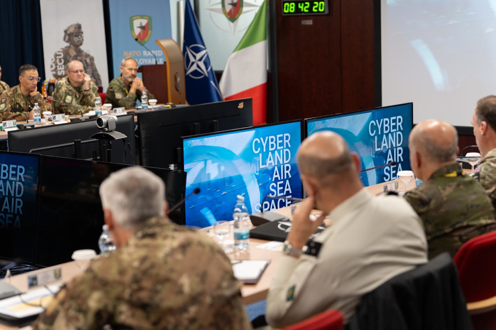 NATO Rapid Deployable Corps Italy - - New Commander Gen Marchiò meets ...