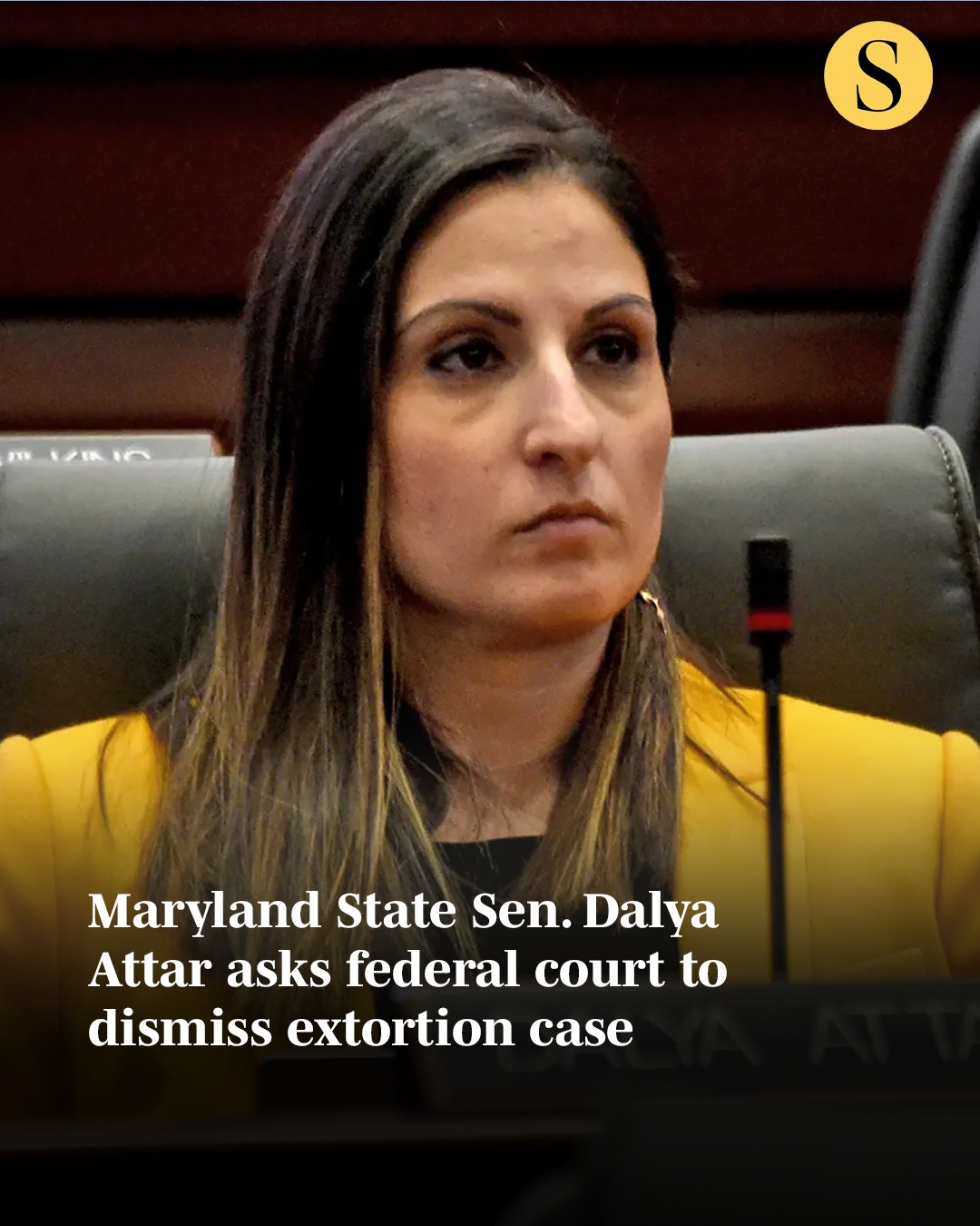 The Baltimore - Maryland State Sen. Dalya Attar, the Baltimore lawmaker ...