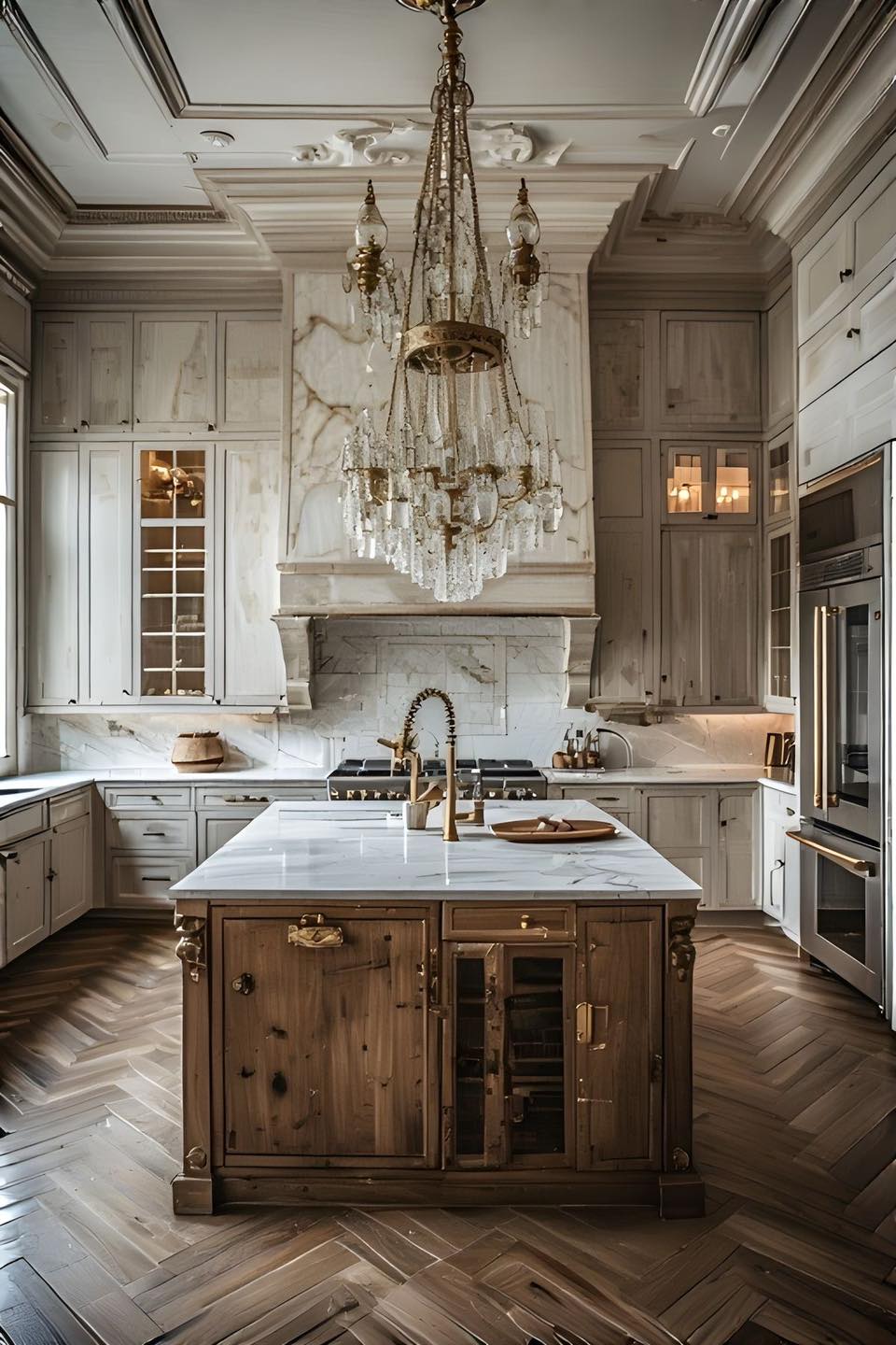 Salvaged - Gorgeous kitchen! 😍 Is it AI? Love it regardless! ️ Image ...