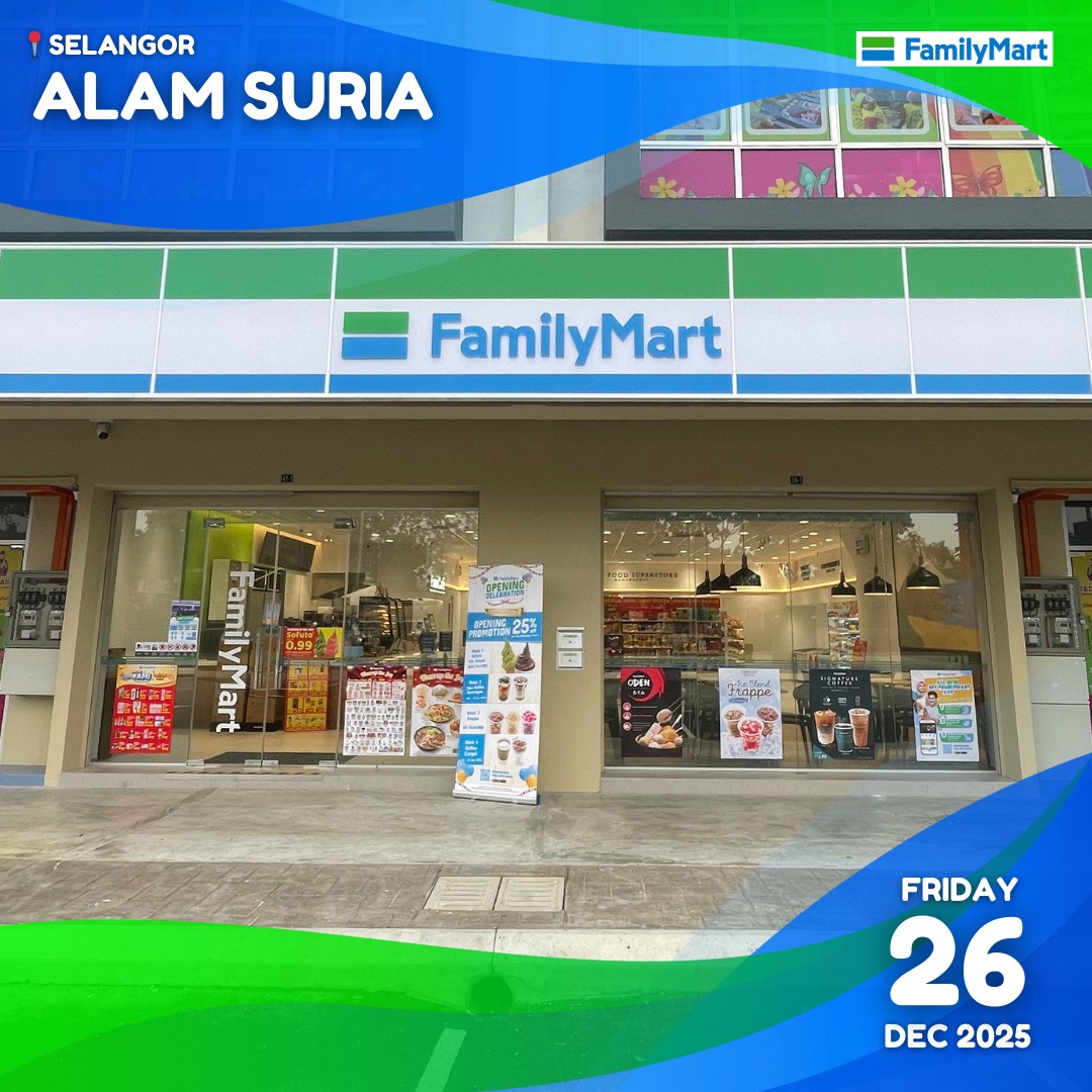 FamilyMart Malaysia - 📍FamilyMart Pengerang Cheers to a new month with ...