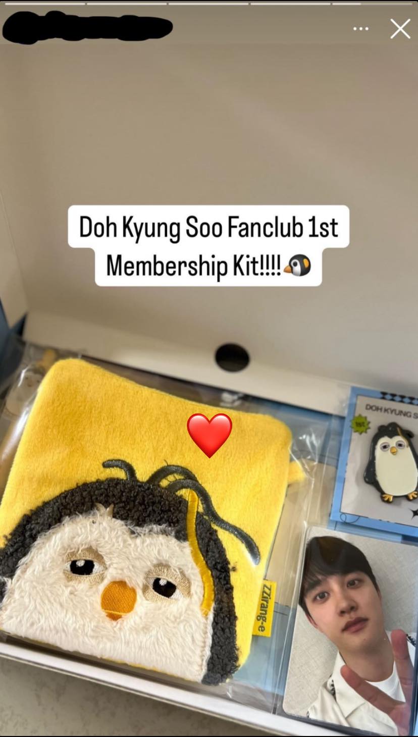 Doh Kyungsoo First Official Fanclub Membership Kit 🎁 hello