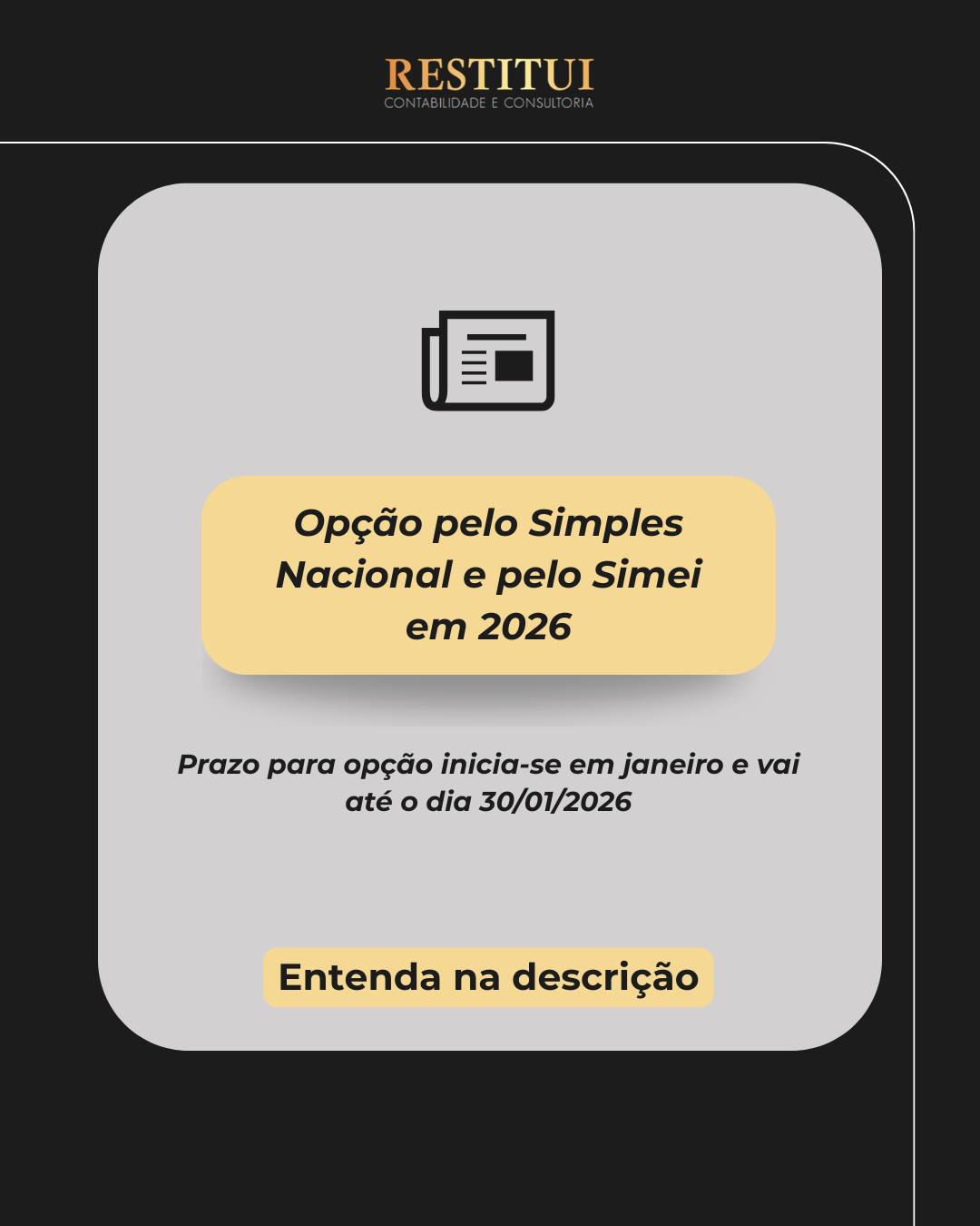 Restitui - ⚠️ Empresas e MEIs: atenção aos prazos para o Simples ...