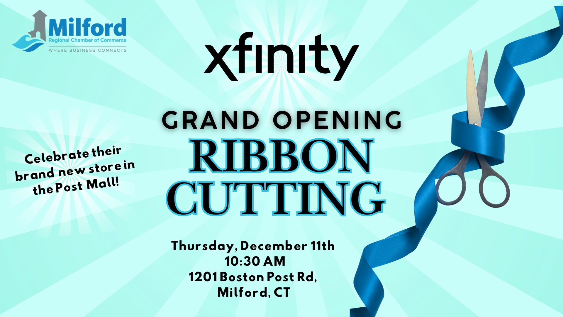 Milford - Join us as we celebrate the Xfinity Grand Opening Ribbon ...