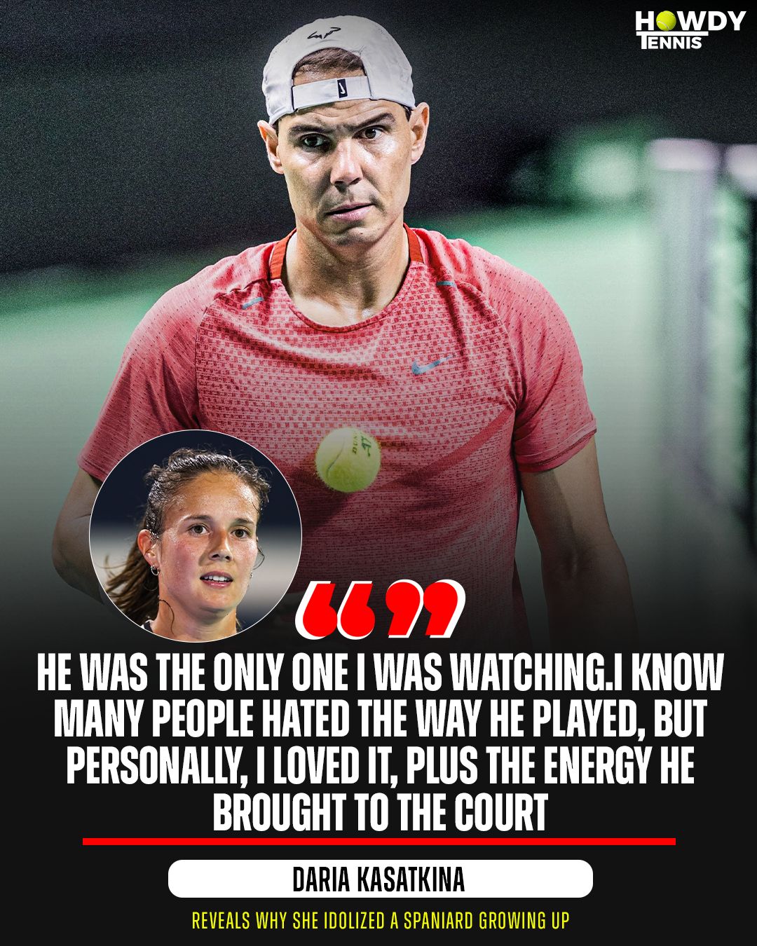 Howdy - Daria Kasatkina explains why a Spanish star was her childhood ...