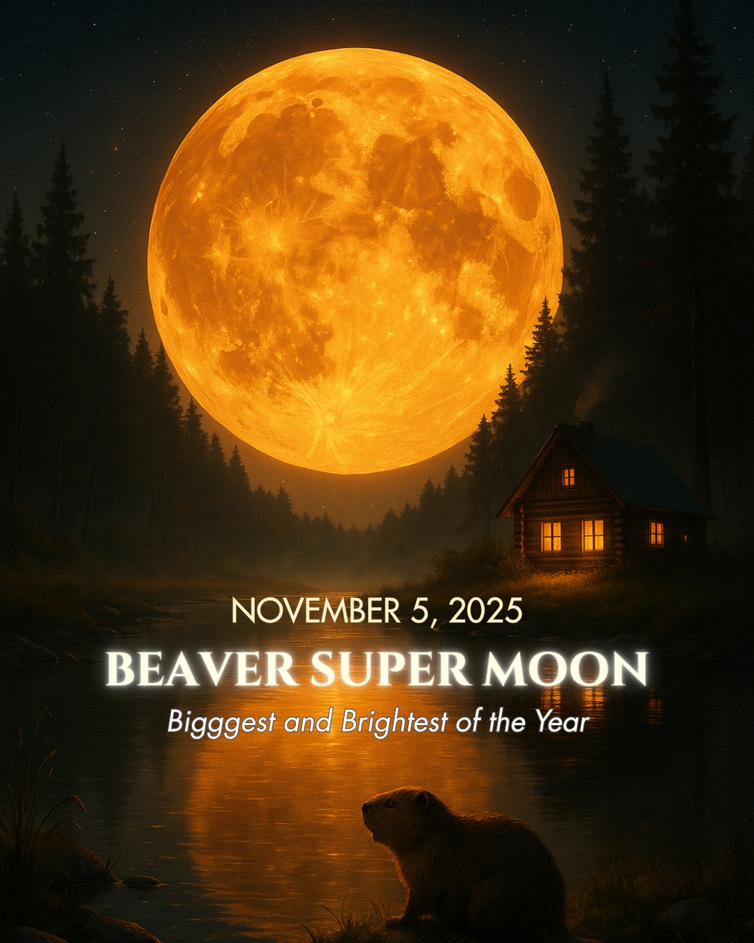 Wonders - THE SUPER BEAVER MOON IS NEAR! On November 5, 2025, the night ...