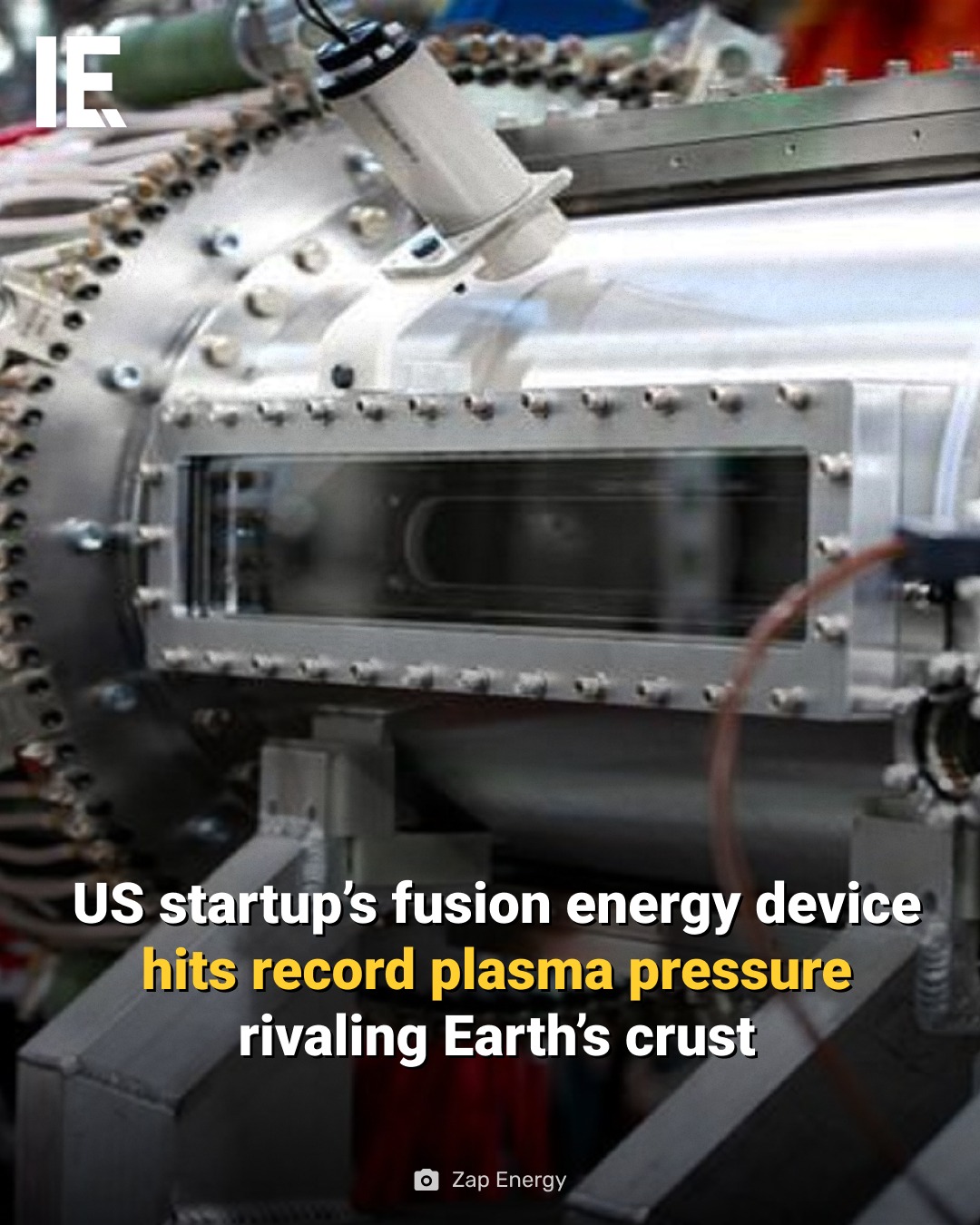 Interesting - Zap Energy's FuZE-3 device has reached plasma pressures ...