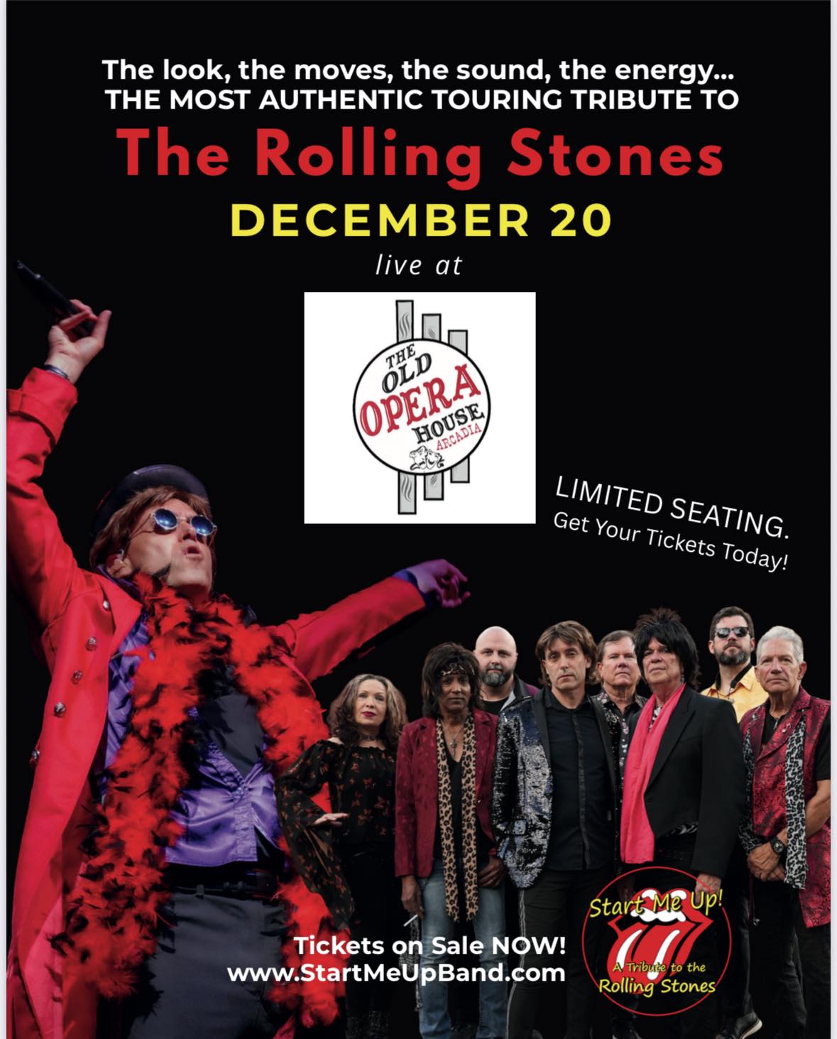 The Rolling Stones 'Start Me Up' Official Men's T-Shirt - Classic Tongue Logo, Red