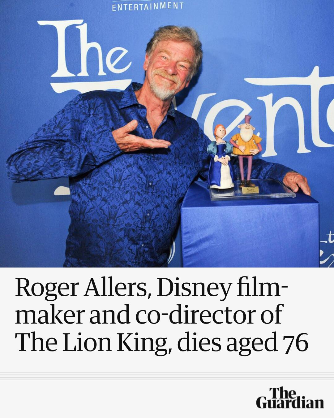 Guardian US - With Rob Minkoff, Allers directed 1994’s The... | Facebook