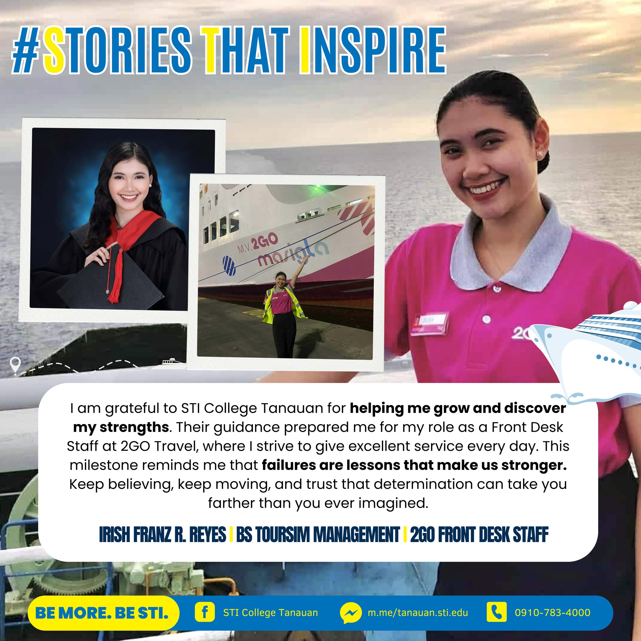 Meet Irish Franz R. Rivas From... - STI College Tanauan | Facebook