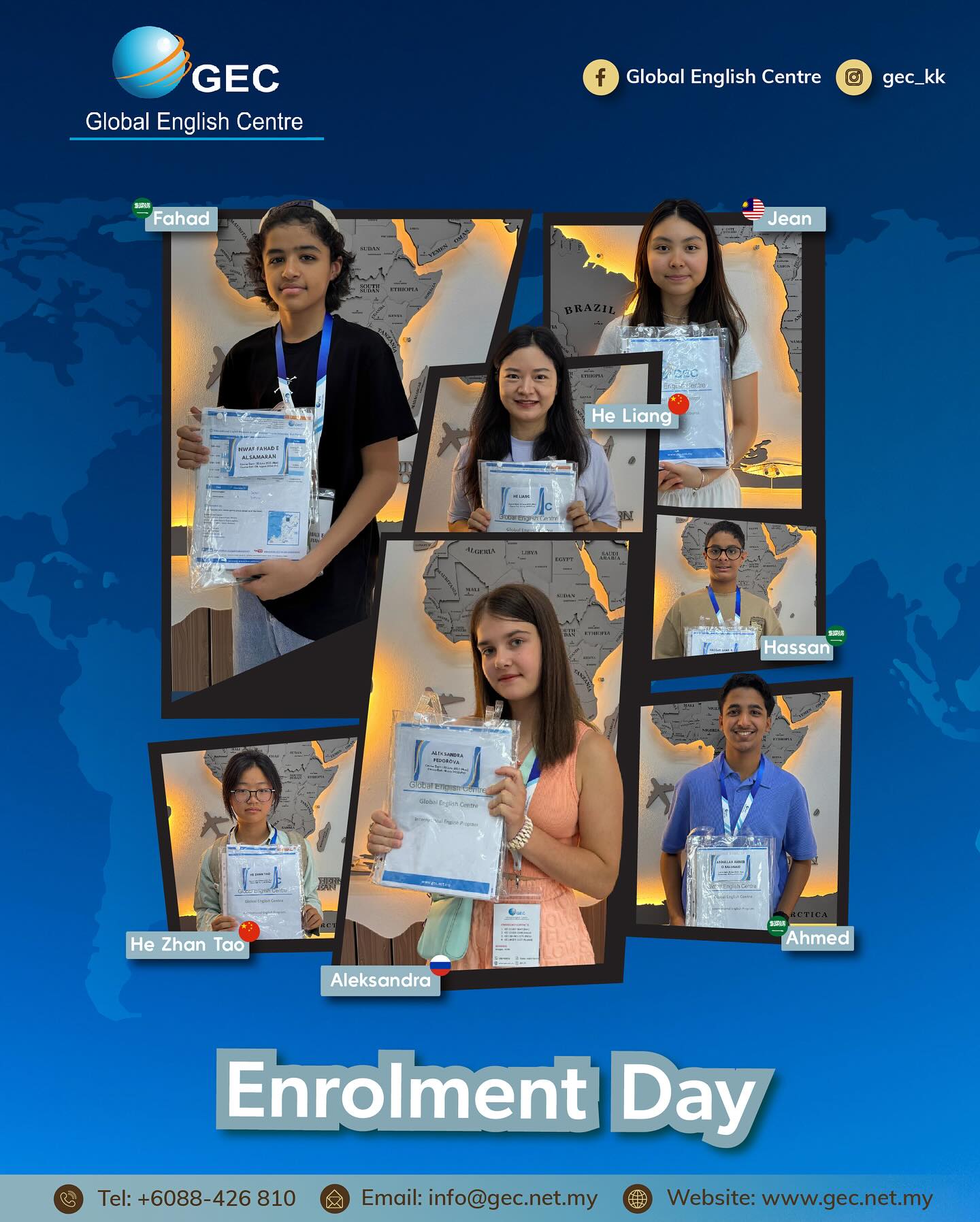 🌍📚 Enrolment Day at GEC! Welcoming... - Global English Centre | Facebook