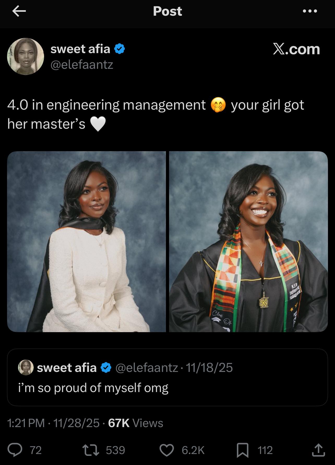 Black - Congratulations! This deserves to go VIRAL! #fblifestyle #viral ...