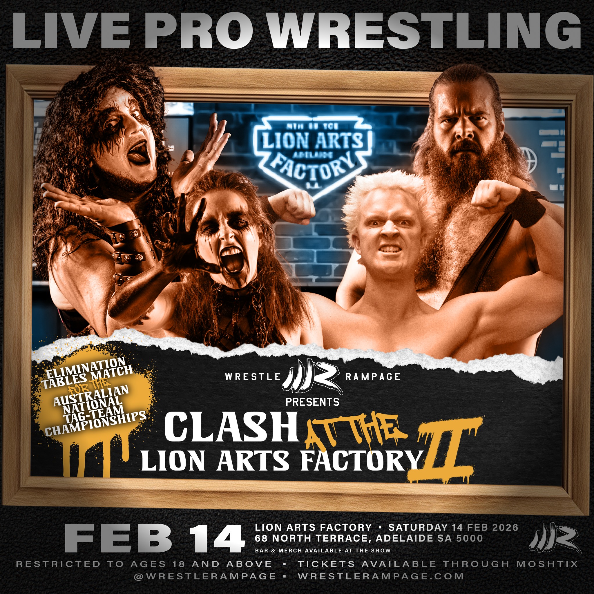 Wrestle Rampage - Australia - Wrestle Rampage: All Or Nothing Saturday ...