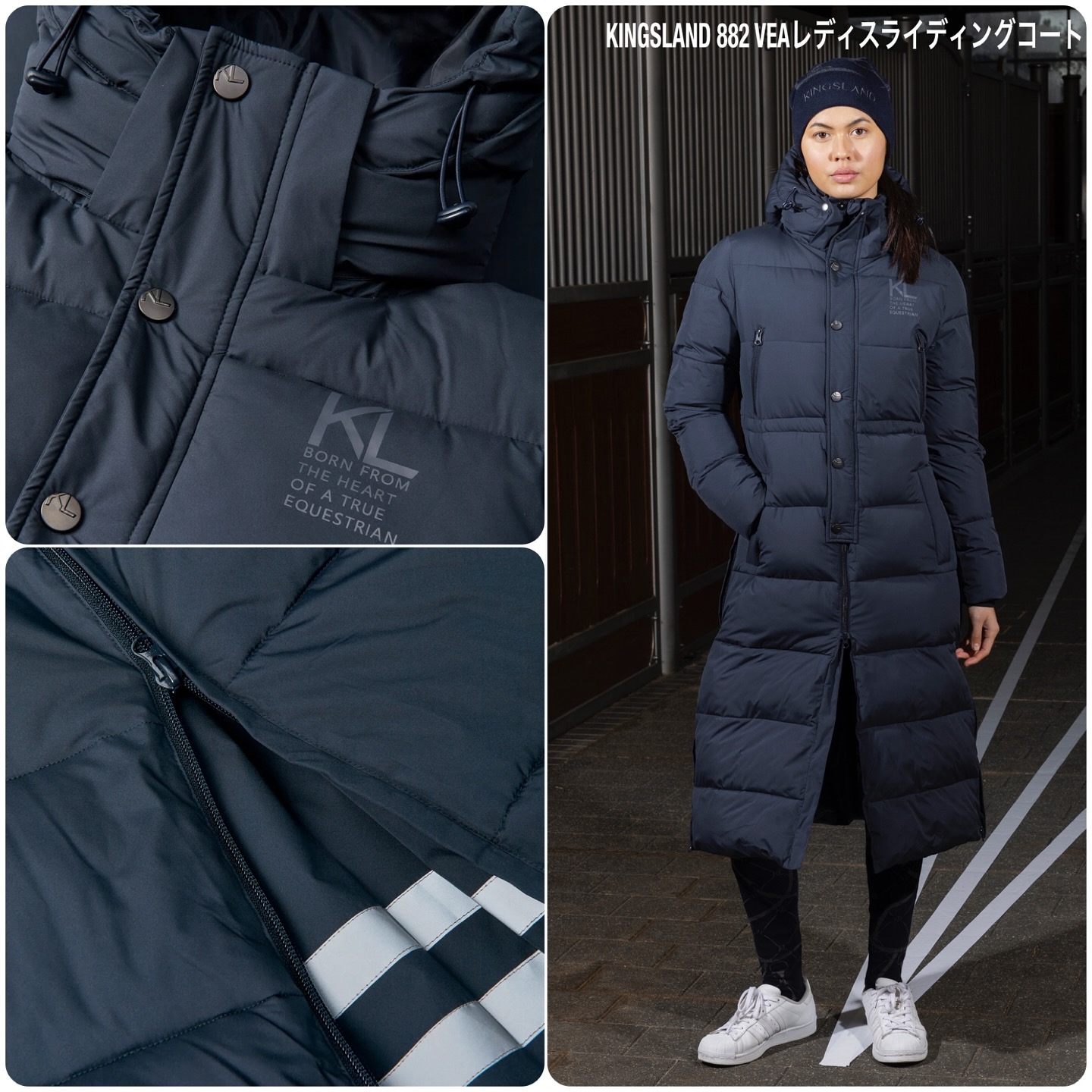 KINGSLAND 882 VEAレディスライディングコート ￥63,800(税込) カラー 