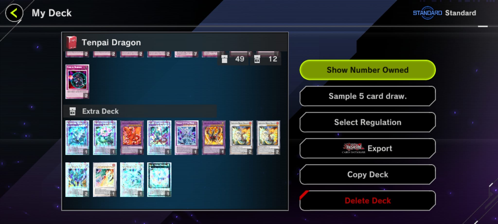 frog deck yugioh master duel INFO-JP019 Tenpai Dragon of Genroku (R) Synchro Summon using this card you control Custom Competitive Deck for Yugioh
