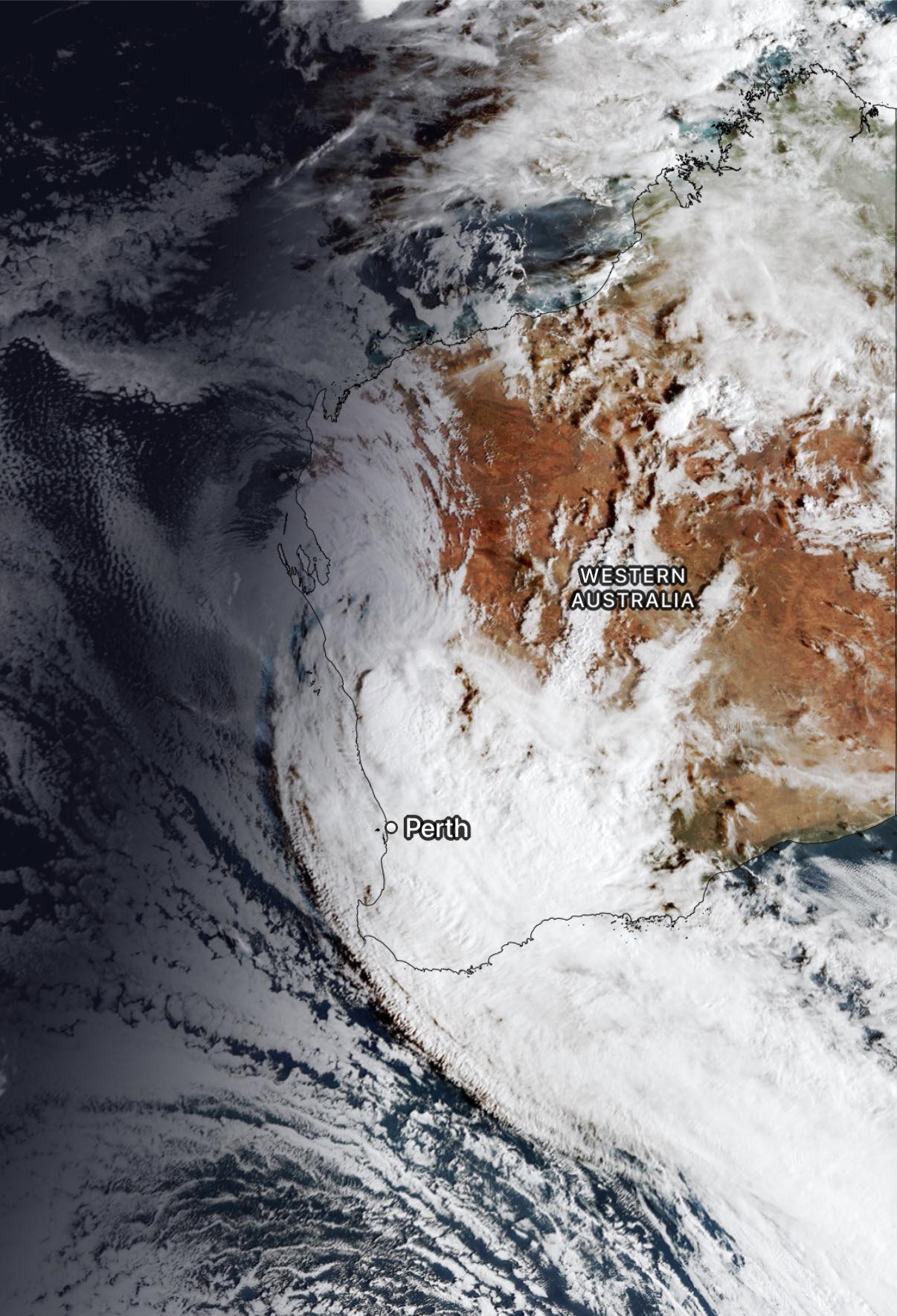 Perth - Ex-Tropical Cyclone Mitchell has now settled in around our ...