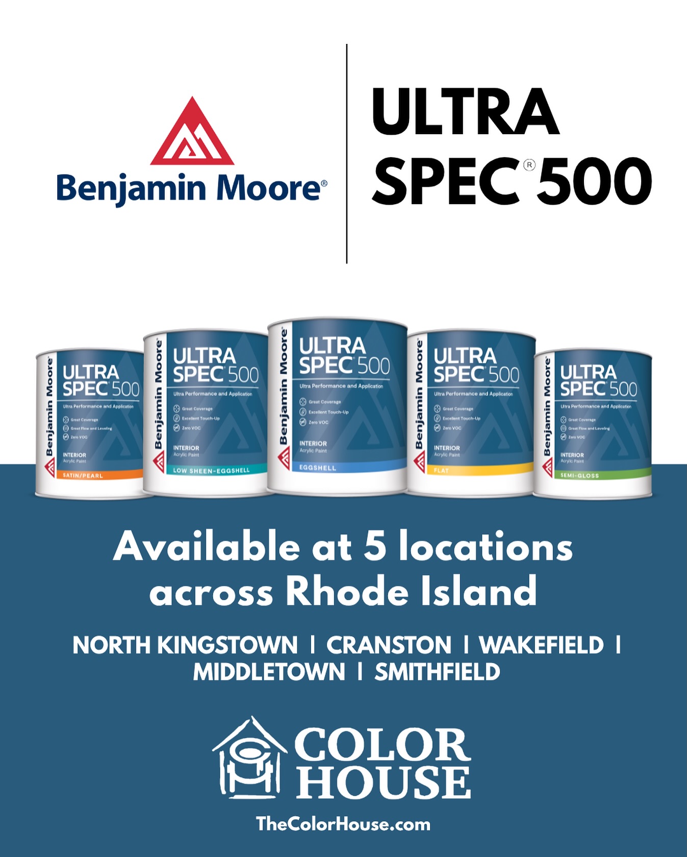 Ultra performance. Ultra value. Benjamin Moore Ultra Spec® 500 