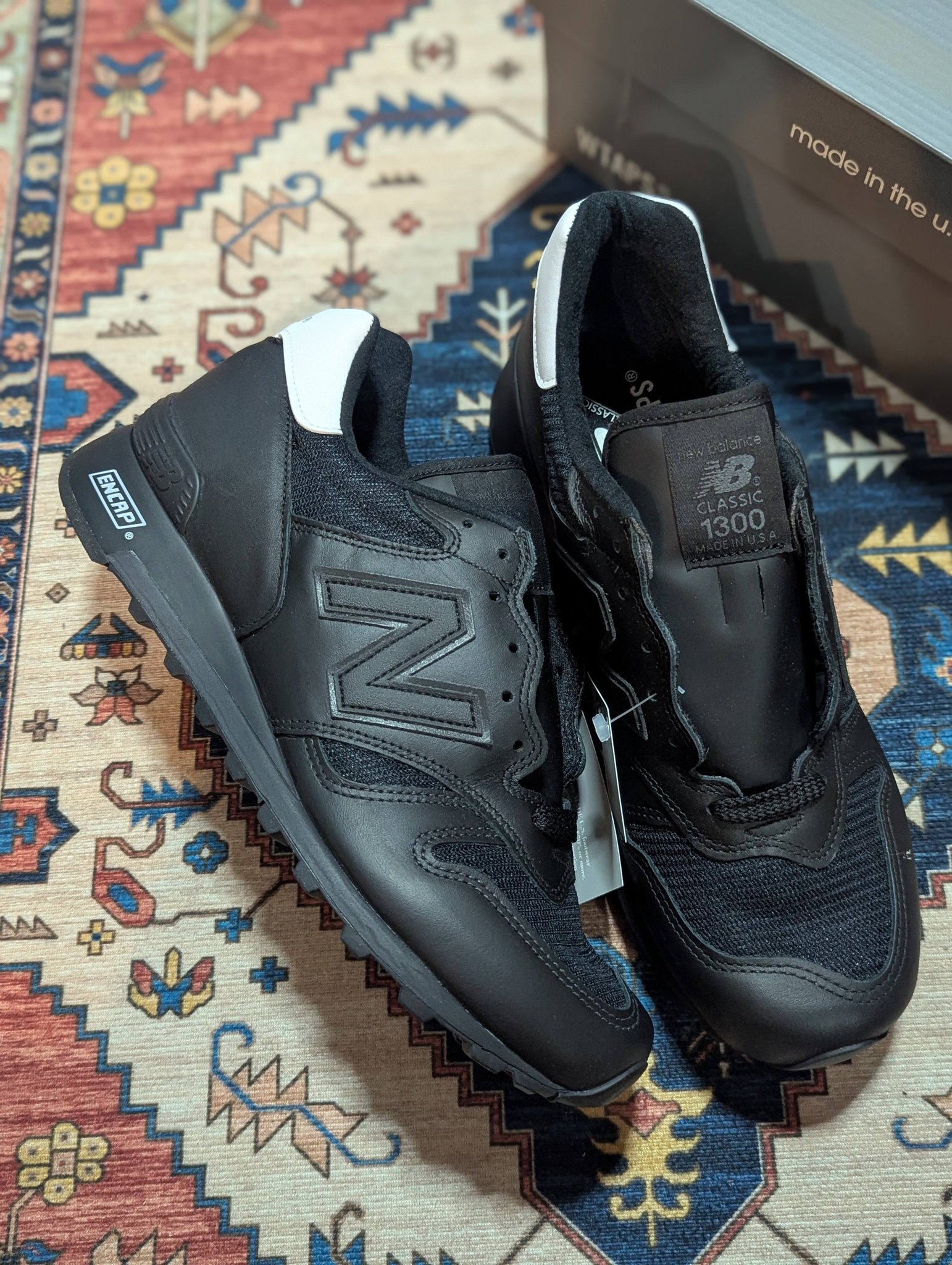26.5 USA製 WTAPS NEW BALANCE U1300WT ブラック Wtaps x New Balance U1300WT Black Made in USA