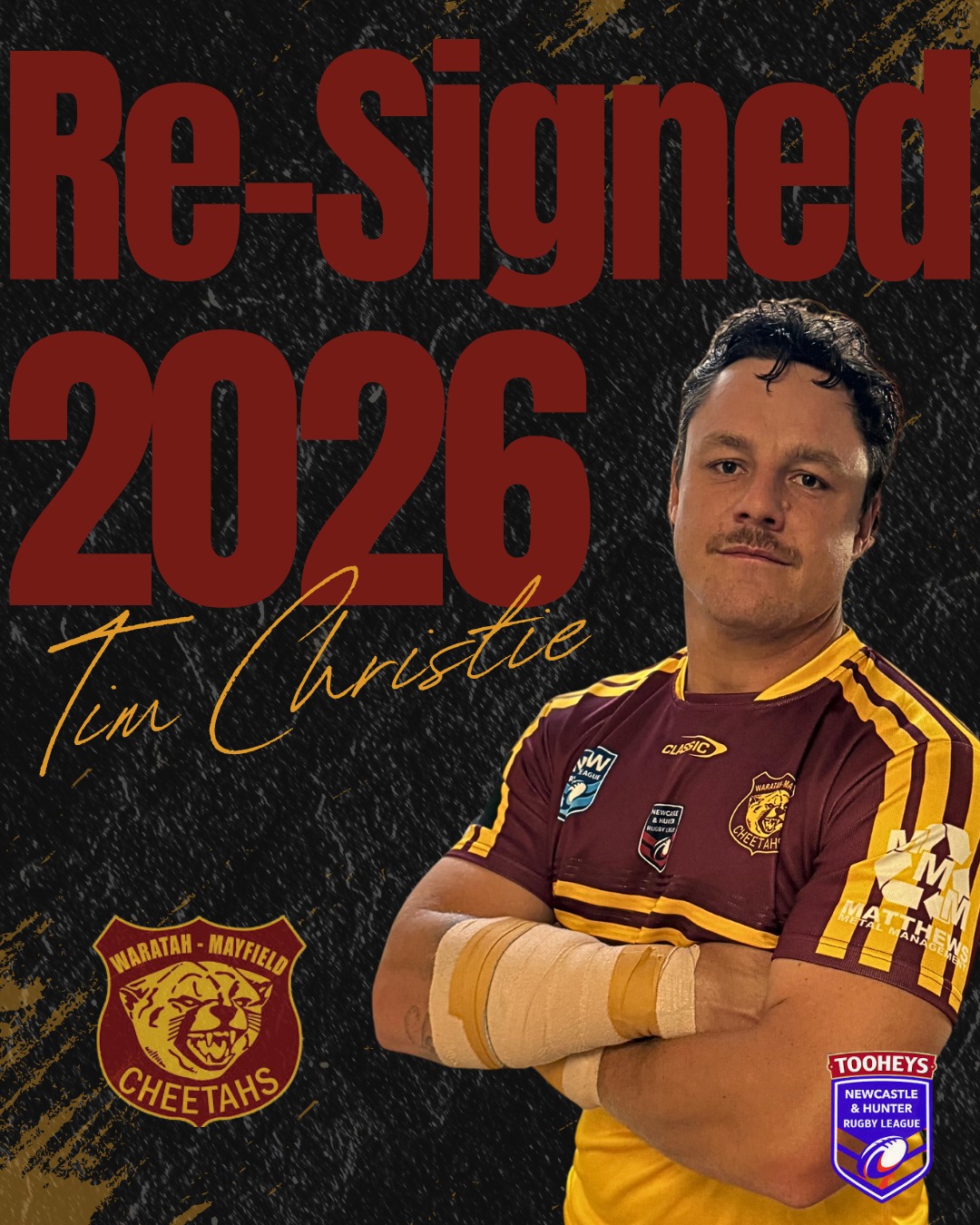 Lock him in! Tim Christie... - Waratah Mayfield Cheetahs | Facebook