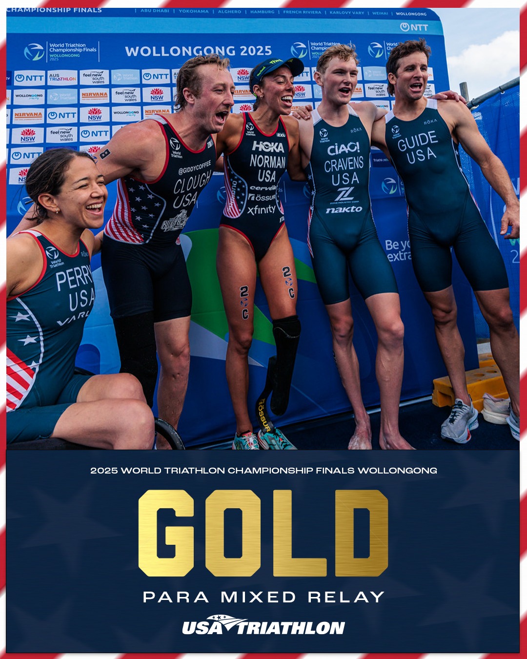 USA Triathlon - 🇺🇸🥇 WORLD CHAMPIONS 🇺🇸🥇 Team USA goes... | Facebook