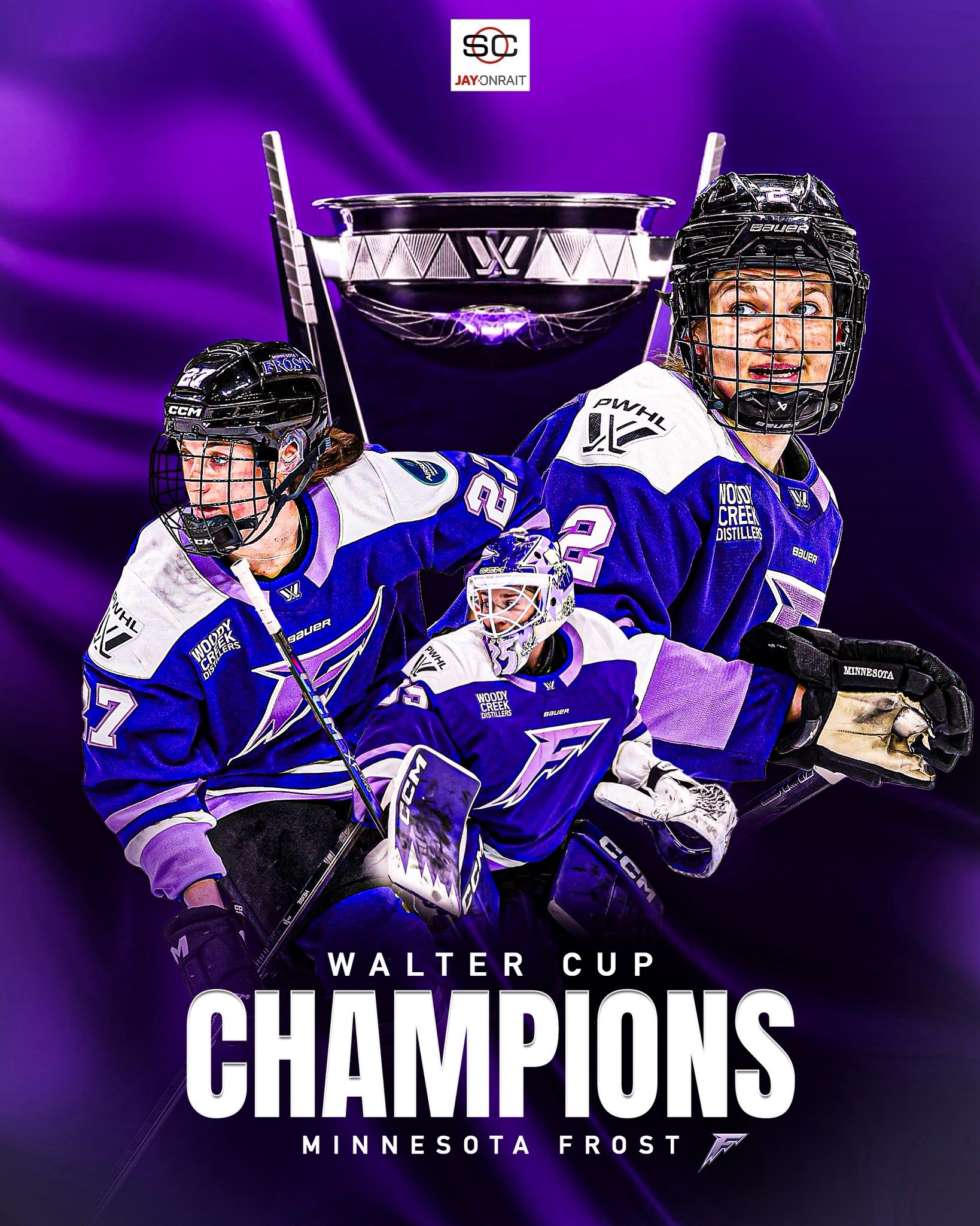 The Frost defeat the Charge in the PWHL Finals to defend the
