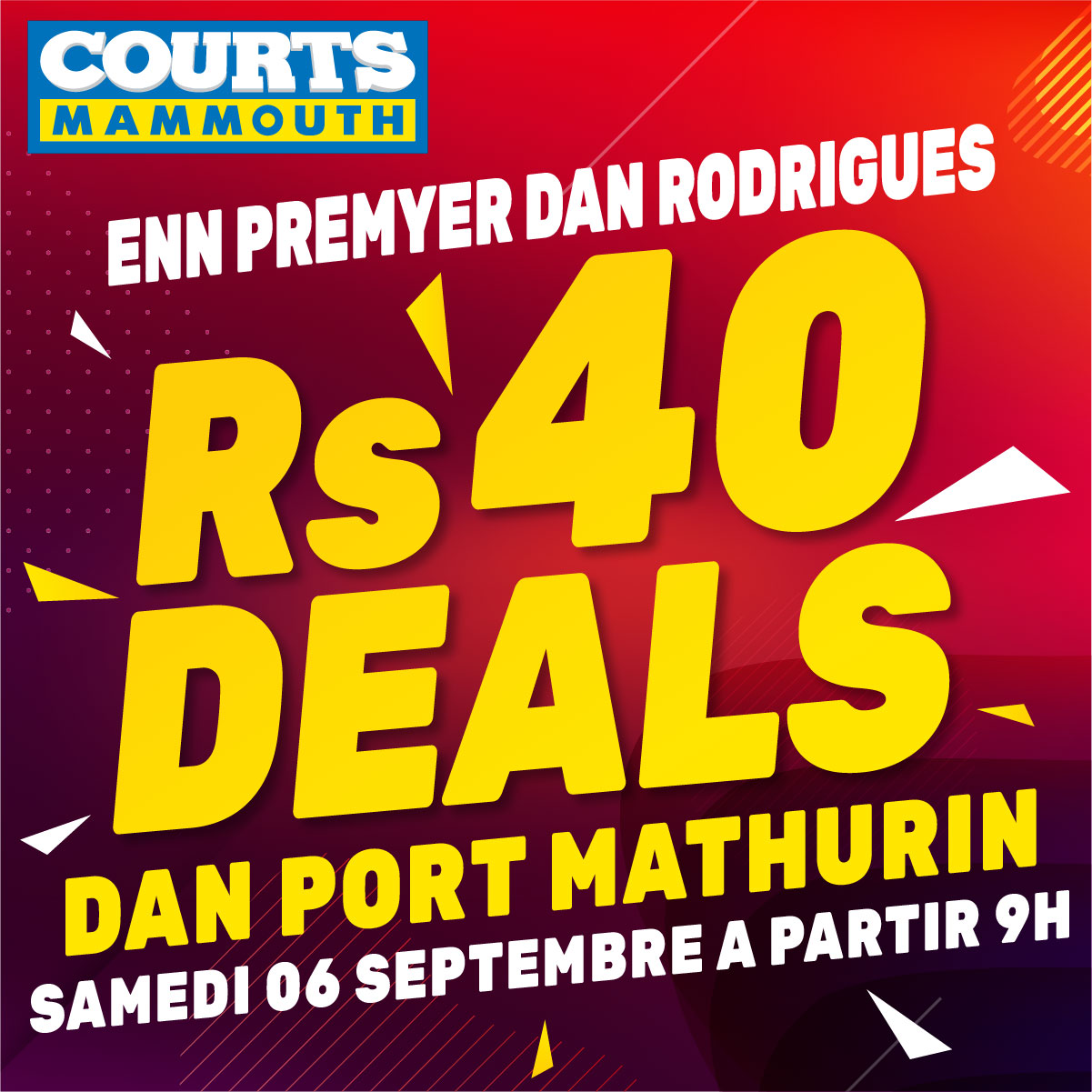 𝐙𝐈𝐒 𝐑𝐬 𝟒𝟎 𝐃𝐀𝐍 𝐏𝐨𝐫𝐭 𝐌𝐚𝐭𝐡𝐮𝐫𝐢𝐧 💥... - Rodrigues Courts Mammouth | Facebook