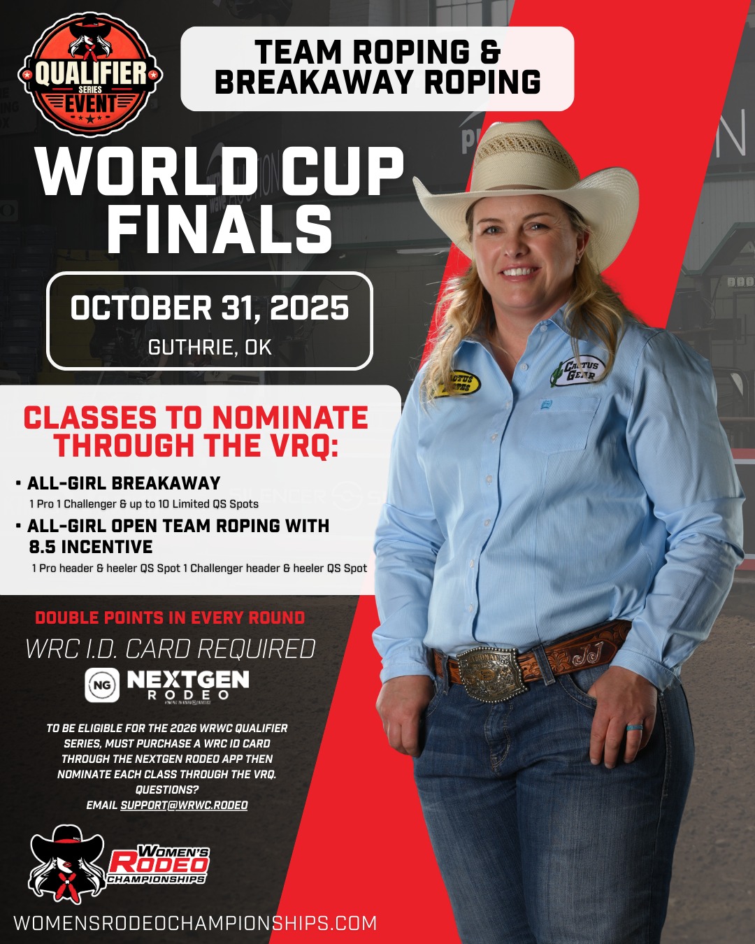 The World Cup Finals are... - Women's Rodeo Championships | Facebook