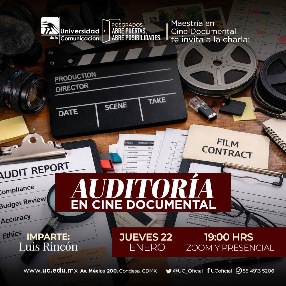 Universidad - 🎥 Auditoría en Cine Documental La Maestría en Cine ...