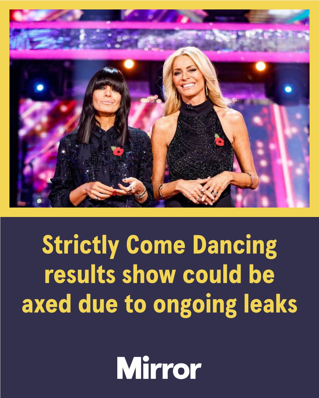 The Mirror The Strictly Come Dancing results show could... Facebook