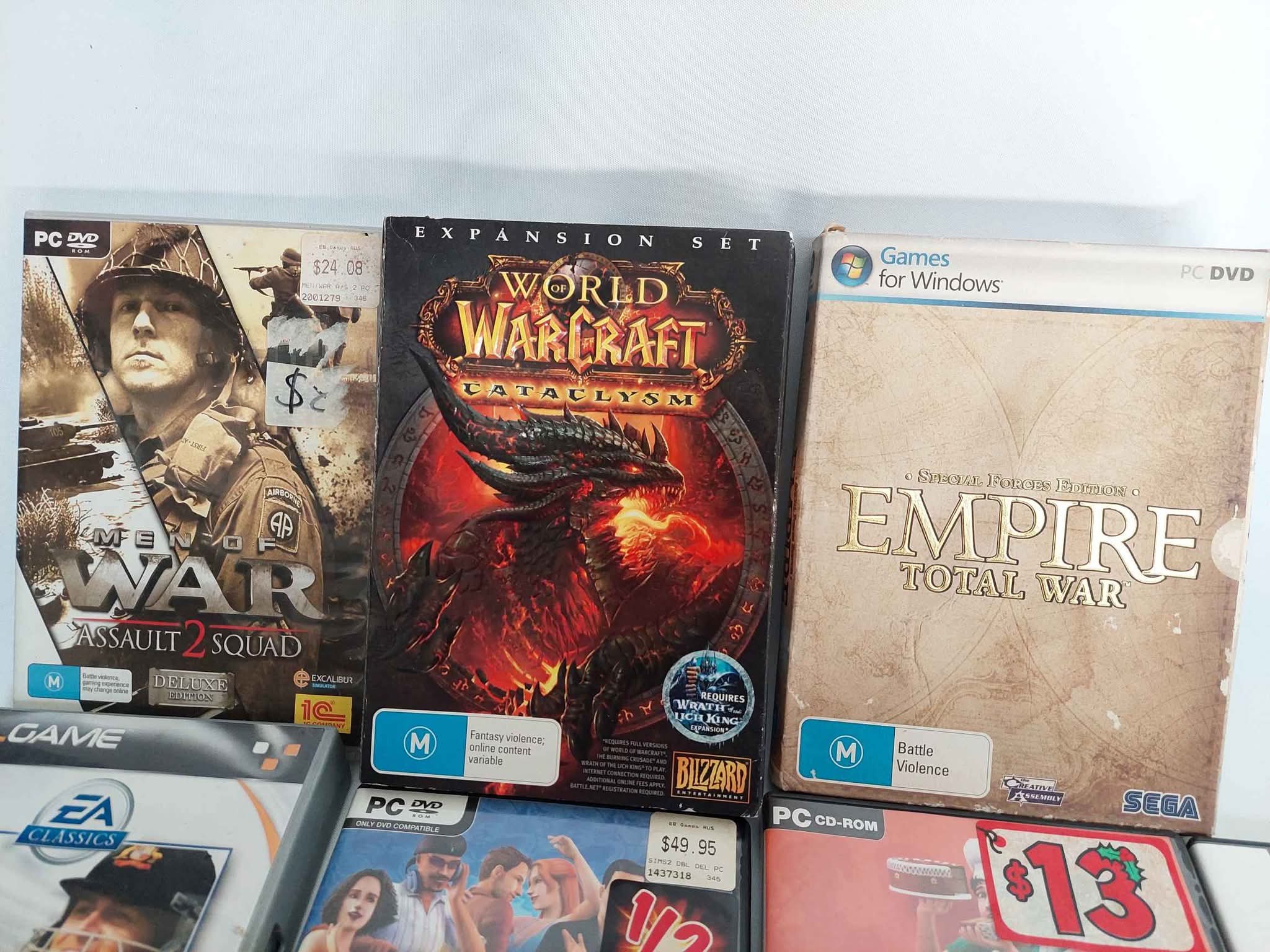 Bundle of 11 pc computer games for older operating systems - Video ...