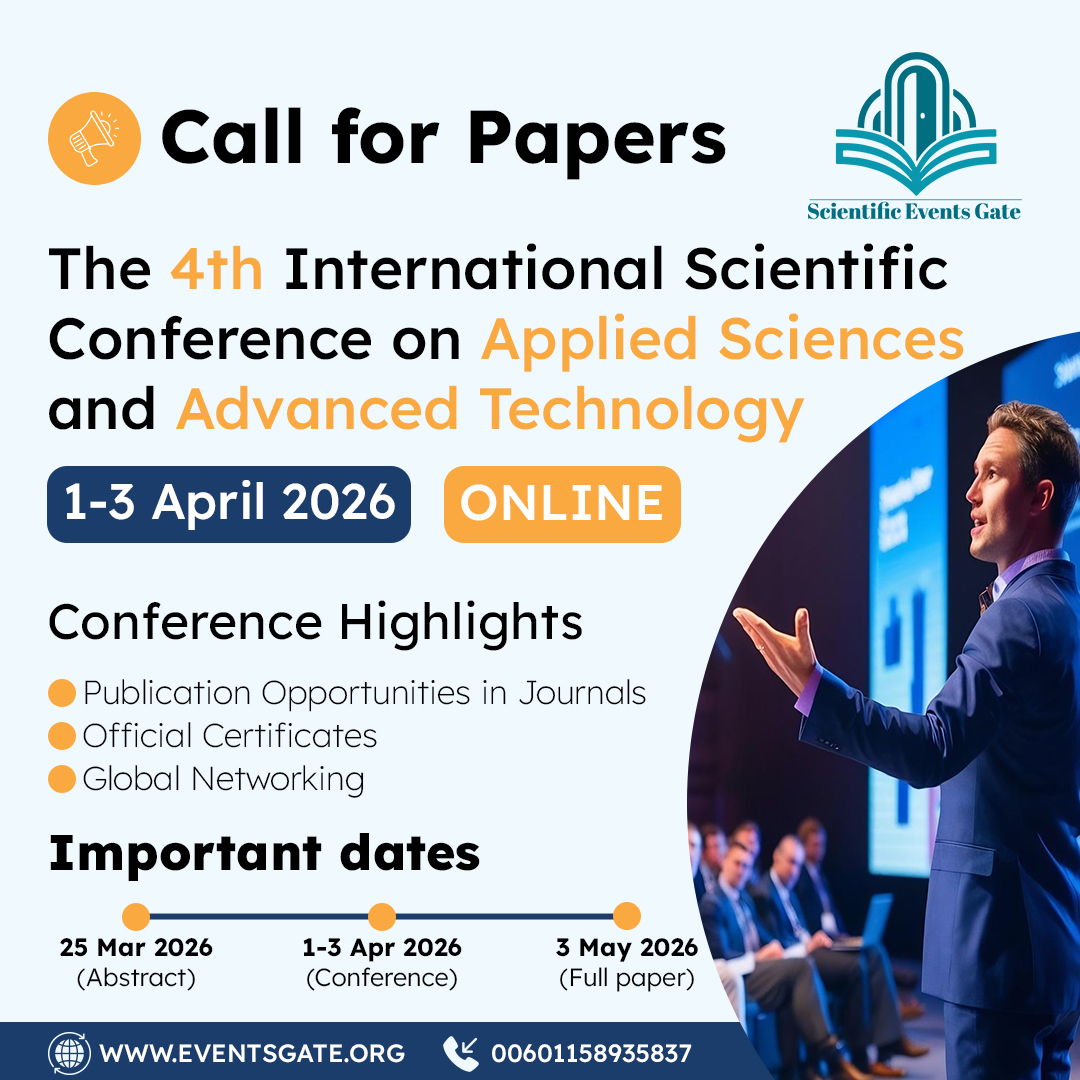 Scientific - 📣 Call for Papers The 4th International Scientific ...
