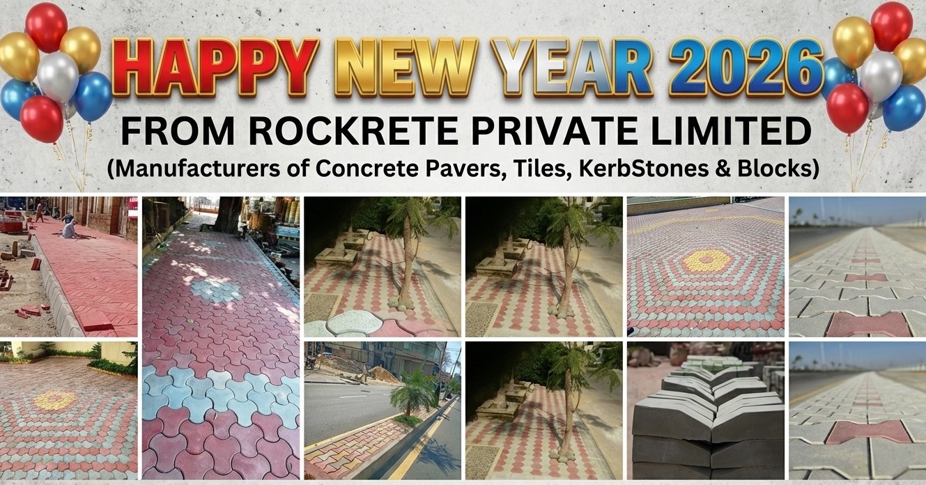 Rockrete Manufacturer of Concrete Pavers, Tiles and Kerbstones. | Karachi