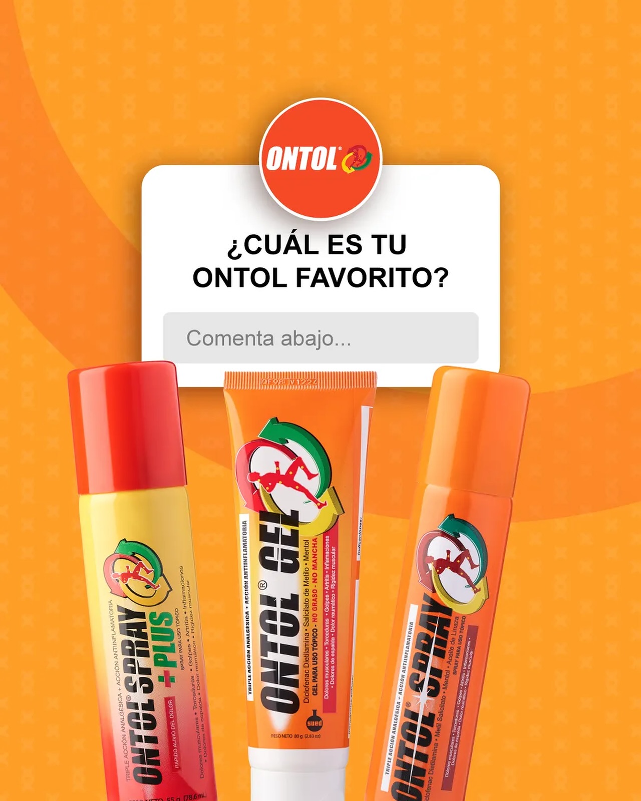 Ontol - ¿Ontol Gel, Ontol Spray u Ontol Plus? 💪 Cada... | Facebook