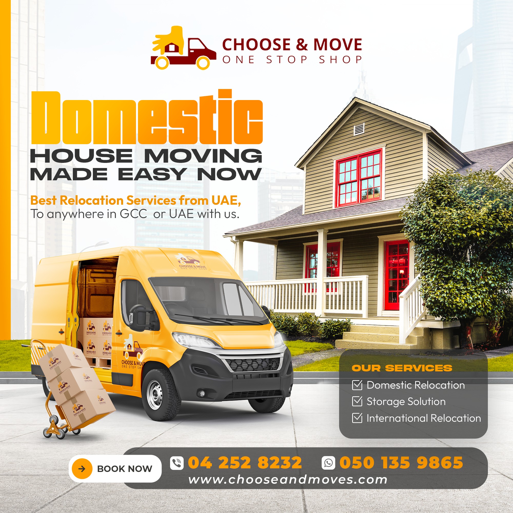 Choose and Move Moving & Storage | Dubai