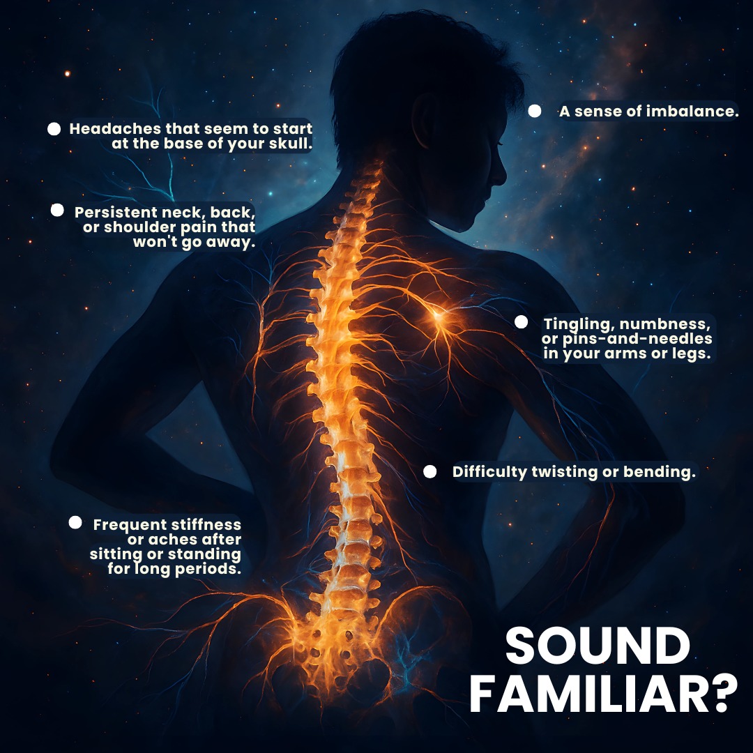 Taylor - Sound familiar? Is your spine trying to tell you something ...