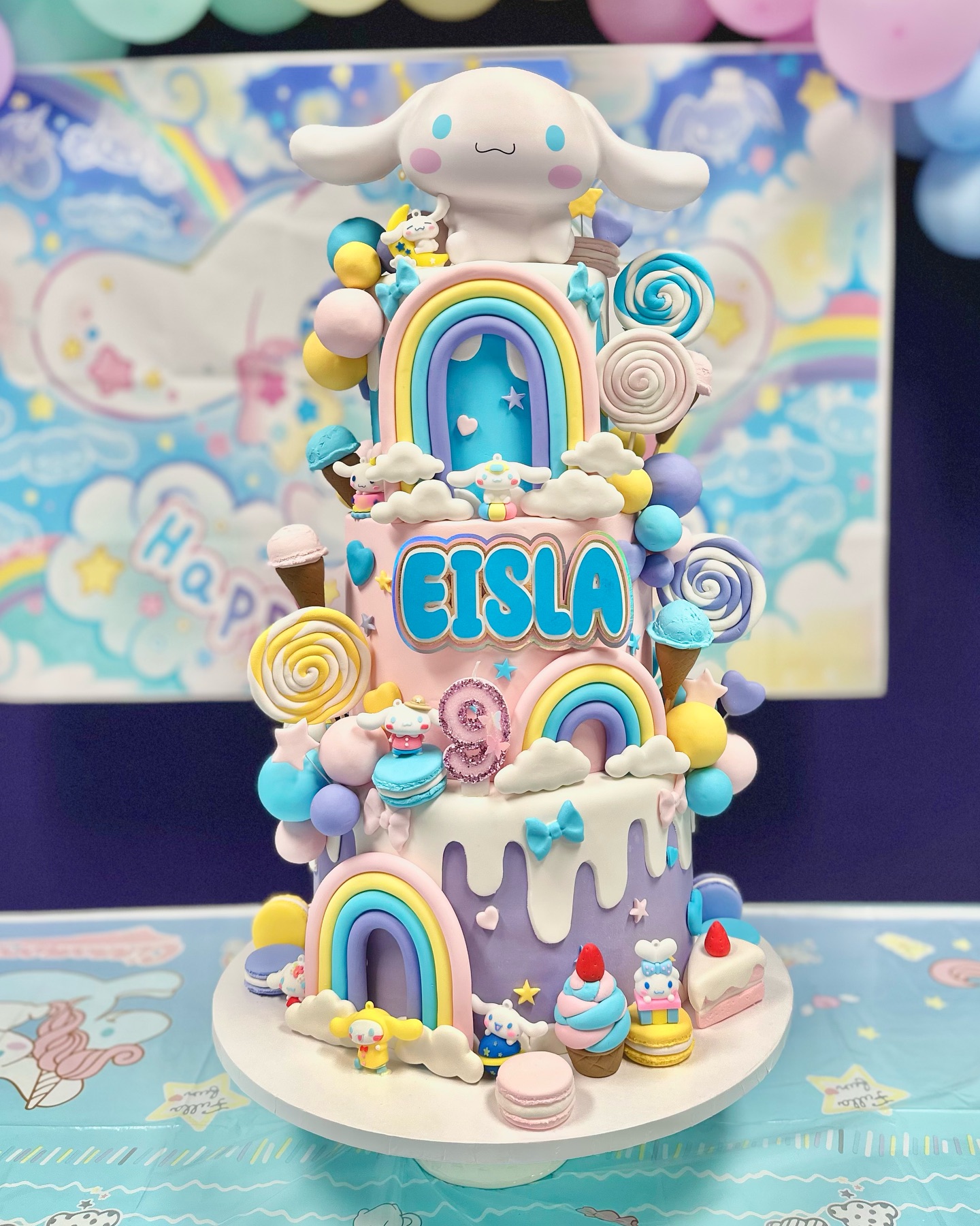 Cakes - The sweetest Cinnamoroll cake you’ve ever seen! ☁️ Soft pastel ...