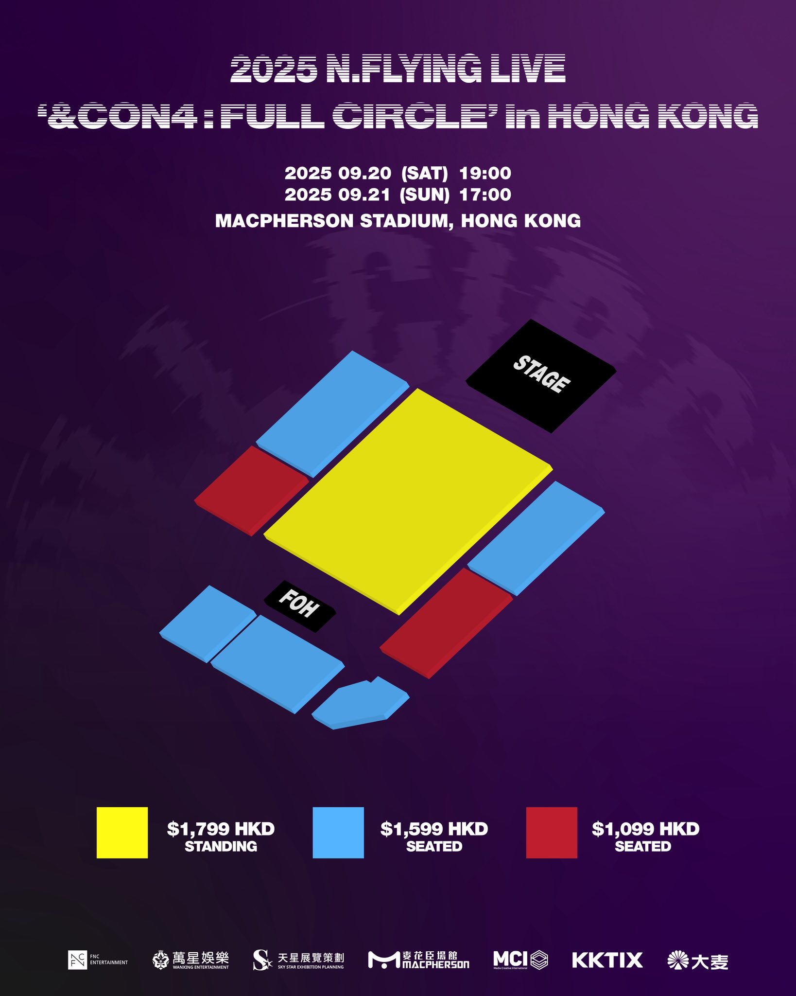 🪗2025 N.FLYING LIVE '&CON4:FULL CIRCLE' in HONG KONG🪗 N.Fia們!讓