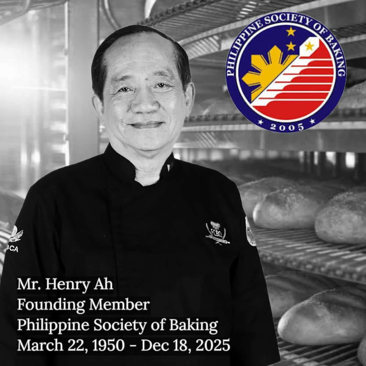 Philippine - In Memoriam 🕊️ Mr. Henry Yu Ah Founding Member, Philippine ...